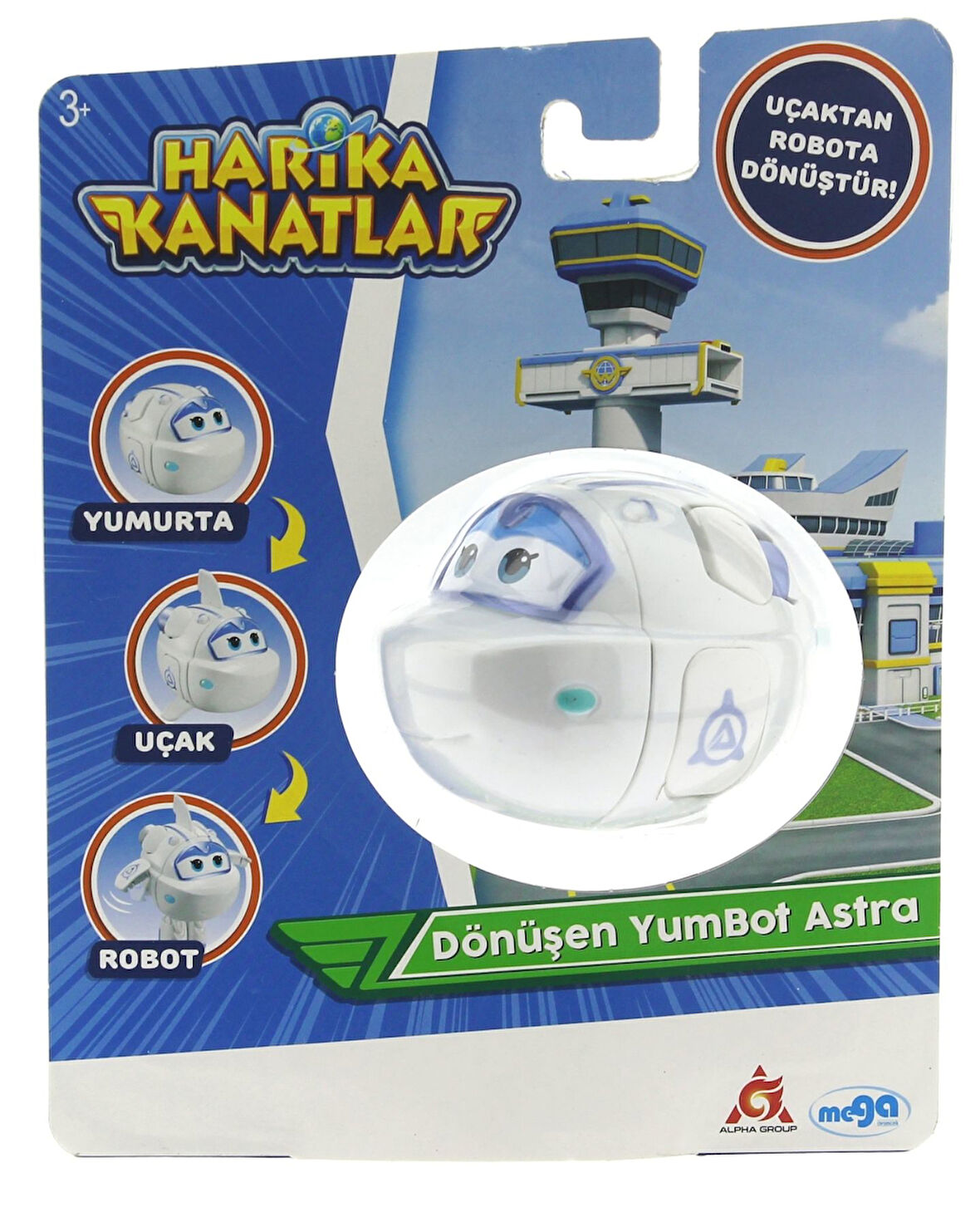 Kız Erkek Çocuk Oyuncak Harika Kanatlar Dönüşen Tekli Figür YumBot Astra Kız Erkek Çocuk Oyuncak Eği