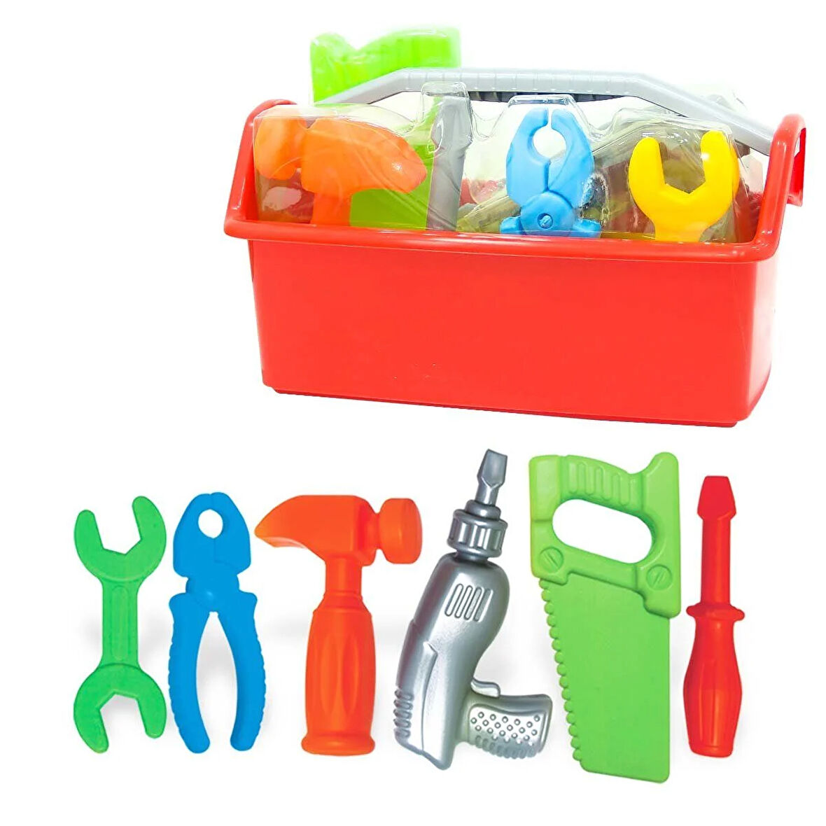 Kız Erkek Çocuk Oyuncak Dede Teknik Tamir Çantası Kız Erkek Çocuk Oyuncak Eğitici Eğlenceli Oyuncak