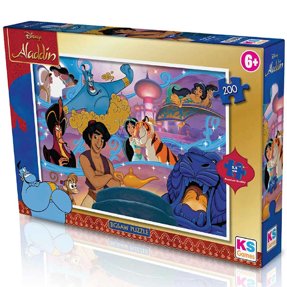 Kız Erkek Çocuk Oyuncak KS Aladdin Puzzle 200 Parça Kız Erkek Çocuk Oyuncak Eğitici Eğlenceli Oyunca