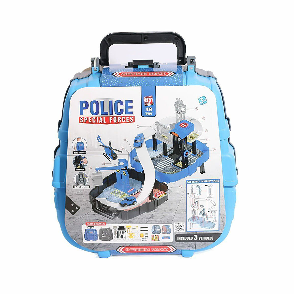 Kız Erkek Çocuk Oyuncak BP-622 Çantada Polis Oyun Seti Kız Erkek Çocuk Oyuncak Eğitici Eğlenceli Oyu