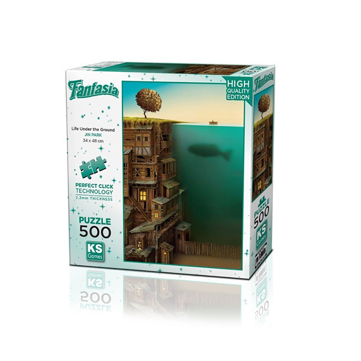 Kız Erkek Çocuk Oyuncak 20045 Yer Altında Yaşam 500 Parça Puzzle -KS Puzzle Kız Erkek Çocuk Oyuncak