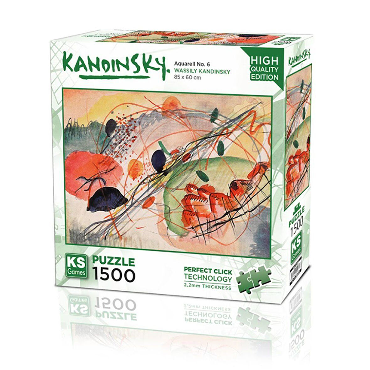 Kız Erkek Çocuk Oyuncak 22031 Aquarell No:6 1500 Parça Puzzle -KS Kız Erkek Çocuk Oyuncak Eğitici Eğ