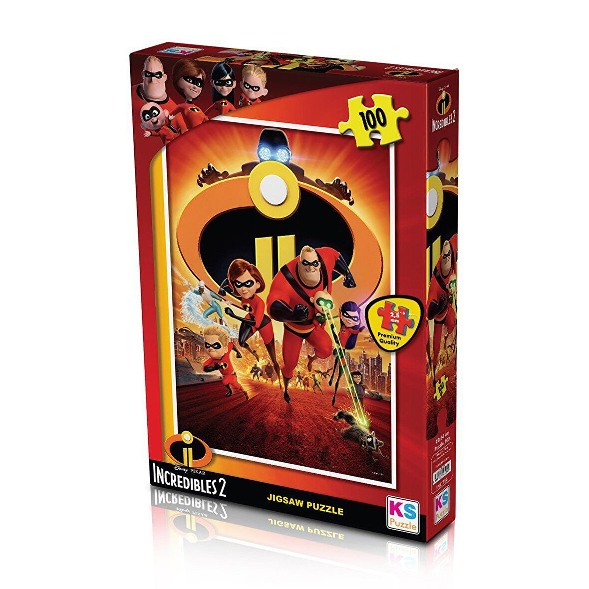 Kız Erkek Çocuk Oyuncak INC 714 Puzzle 100/INCREDIBLES 2 PUZZLE 100 PARÇA Kız Erkek Çocuk Oyuncak Eğ