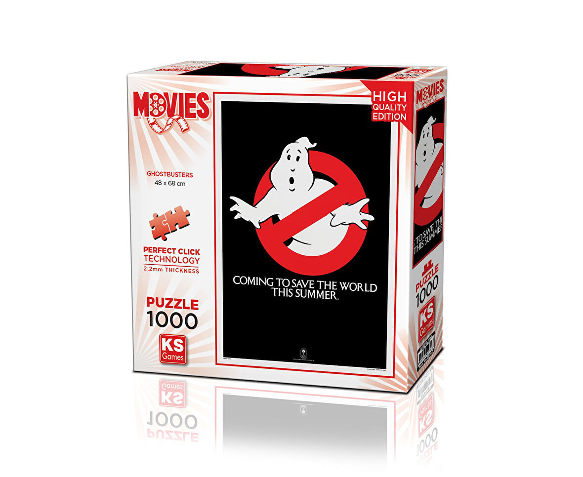 Kız Erkek Çocuk Oyuncak KS Puzzle 1000 Parça Movies Ghostbusters Kız Erkek Çocuk Oyuncak Eğitici Eğl