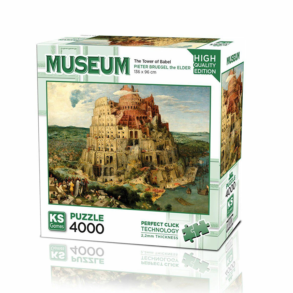 Kız Erkek Çocuk Oyuncak 23508 The Tower of Babel 4000 Parça Puzzle Kız Erkek Çocuk Oyuncak Eğitici E