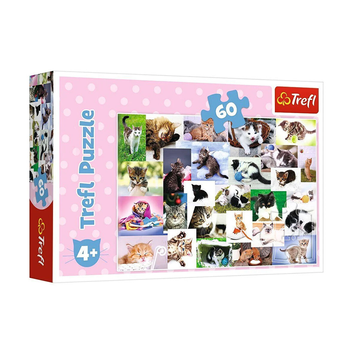 Kız Erkek Çocuk Oyuncak 17332 Trefl/60 PUZZLE CATS WORLD YAPBOZ Kız Erkek Çocuk Oyuncak Eğitici Eğle