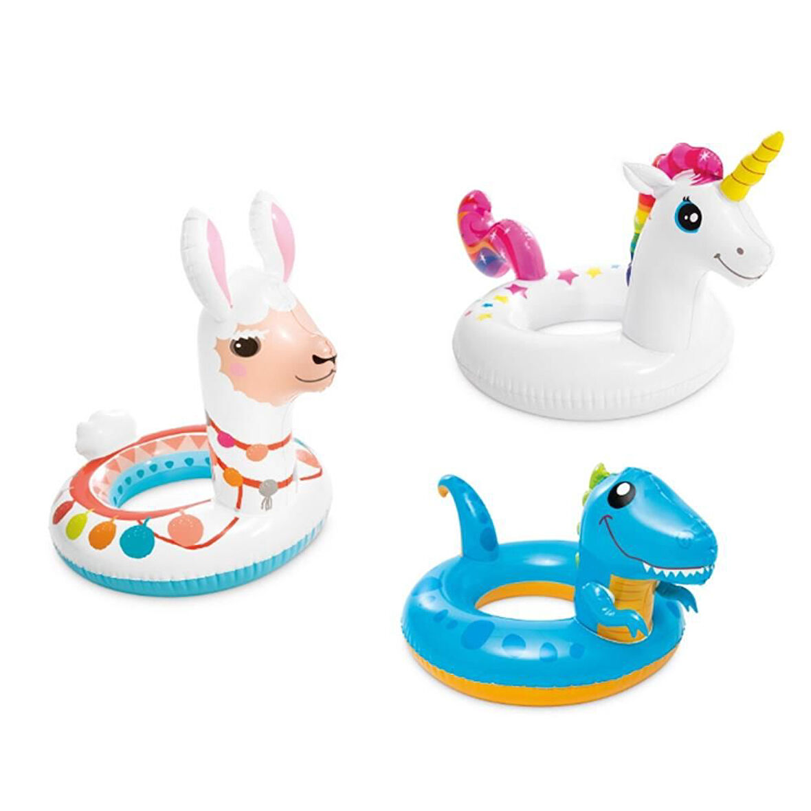 Kız Erkek Çocuk Oyuncak Intex Hayvan Figürlü Simit (3-6 Yaş) Kız Erkek Çocuk Oyuncak Eğitici Eğlence