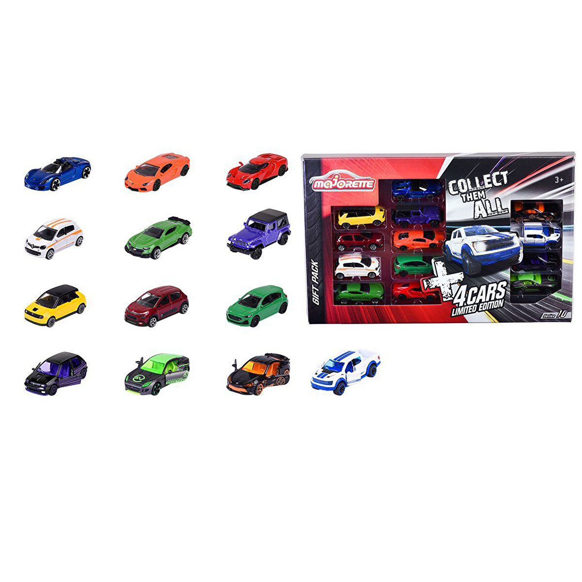 Kız Erkek Çocuk Oyuncak 212054036 Majorette Giftpack Araç Seti 9+4 -1adet fiyatıdır Kız Erkek Çocuk