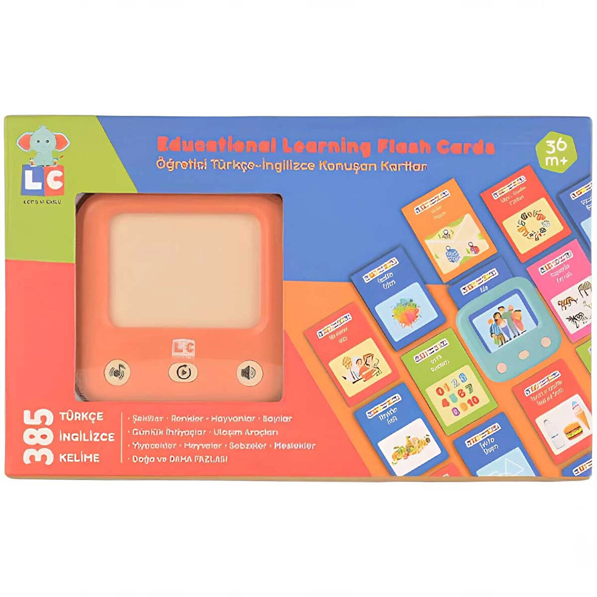 Kız Erkek Çocuk Oyuncak LC Öğretici Türkçe İngilizce Konuşan Flash Kartlar 31050 Kız Erkek Çocuk Oyu