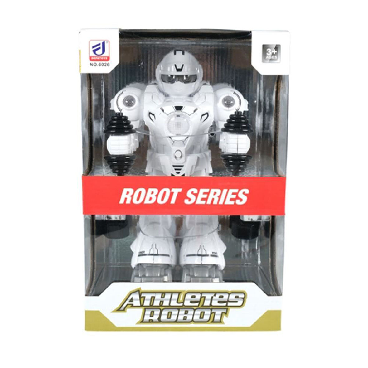 Kız Erkek Çocuk Oyuncak Işıklı Sporcu Atletik Robot 26cm Kız Erkek Çocuk Oyuncak Eğitici Eğlenceli O