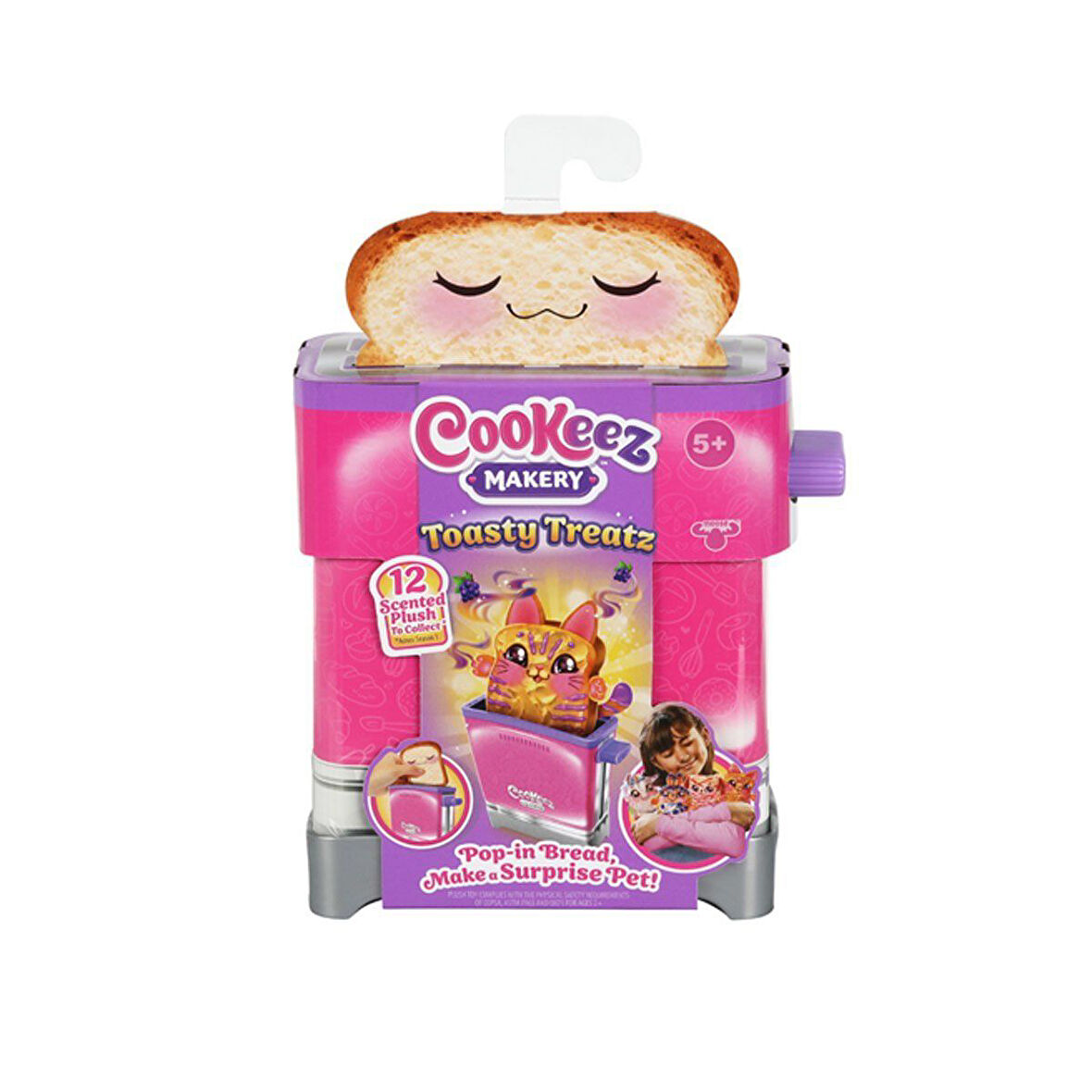 Kız Erkek Çocuk Oyuncak CKE01000 Cookeez Makery Tost Makinesi Kokulu Sürpriz Waffle Pelüş Kız Erkek