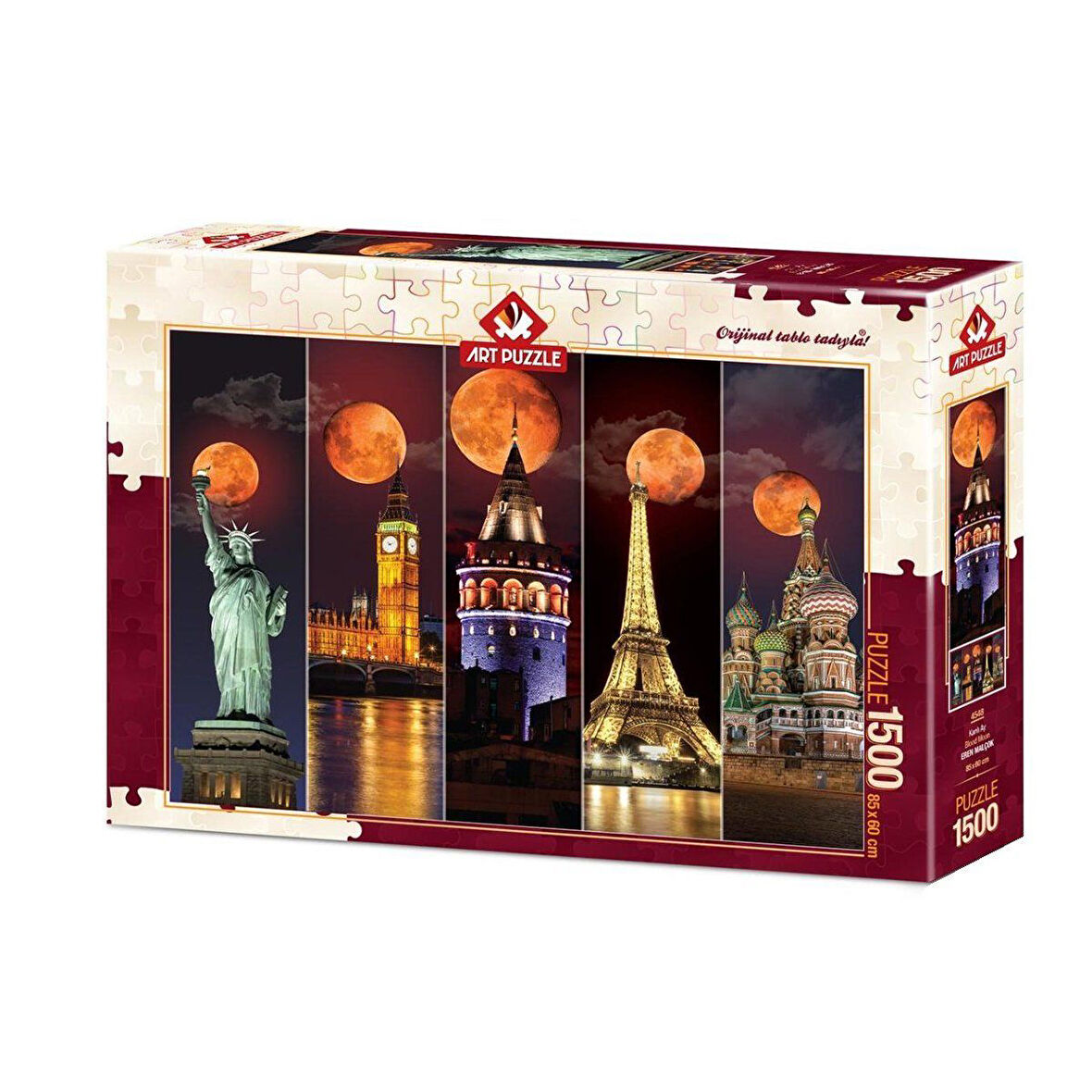Kız Erkek Çocuk Oyuncak 4548 Art Puzzle Kanlı Ay 1500 parça Puzzle / +15 yaş Kız Erkek Çocuk Oyuncak