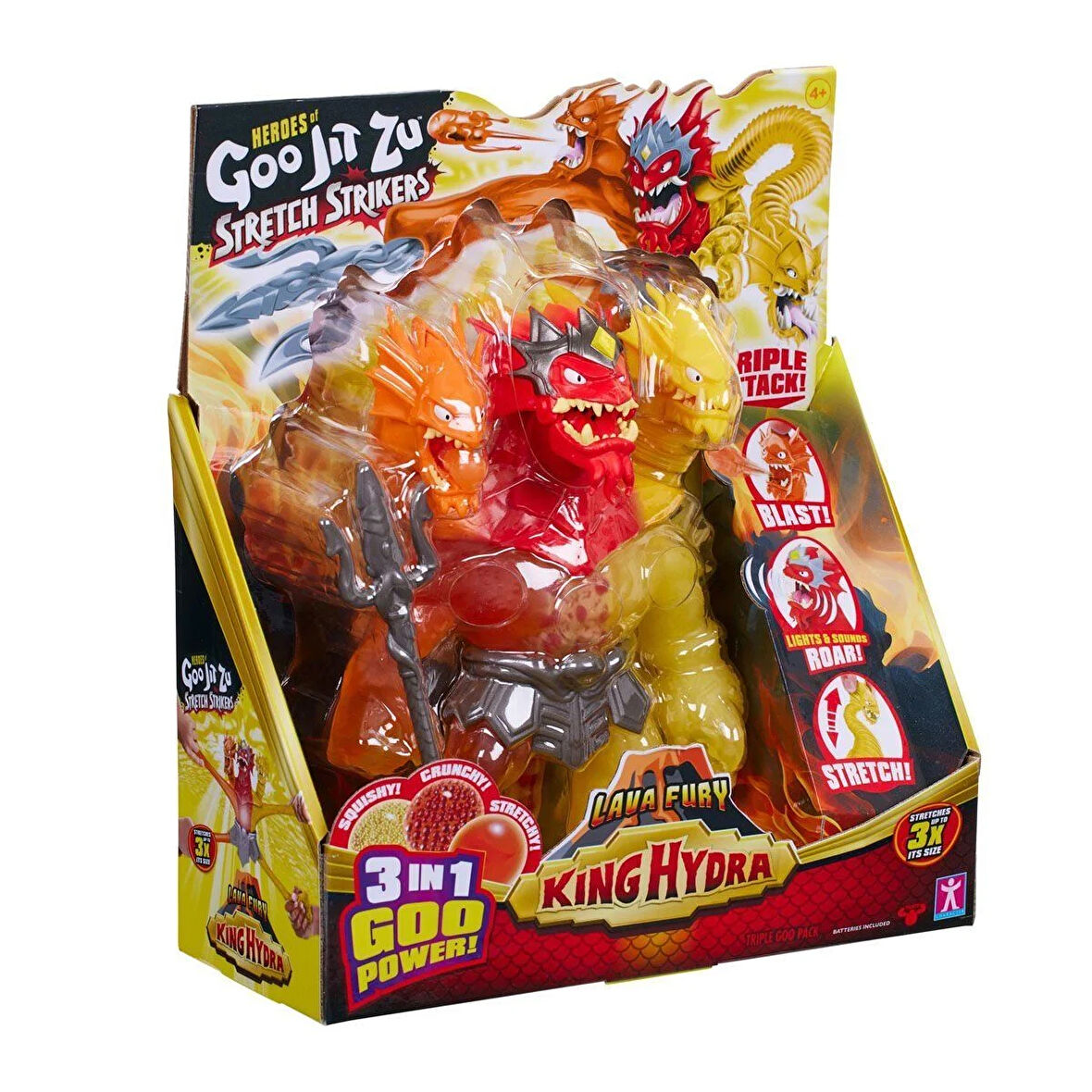 Kız Erkek Çocuk Oyuncak GJT56000 GooJitSu Stretch Strikes King Hydra 42948 Kız Erkek Çocuk Oyuncak E