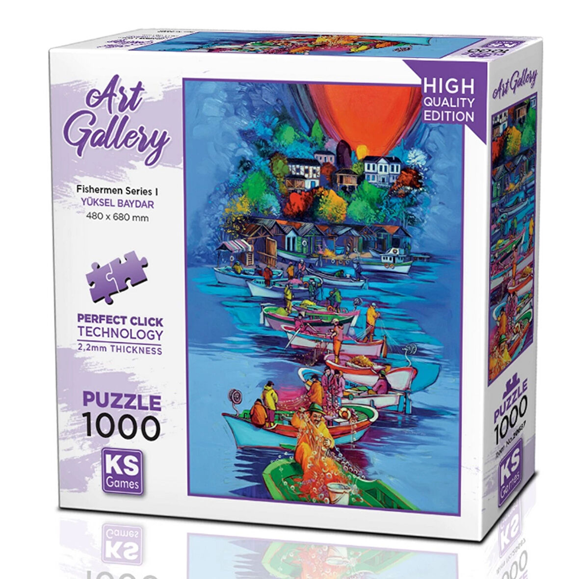 Kız Erkek Çocuk Oyuncak KS Games Fisherman Series I Puzzle 1000 Parça 20687 Kız Erkek Çocuk Oyuncak