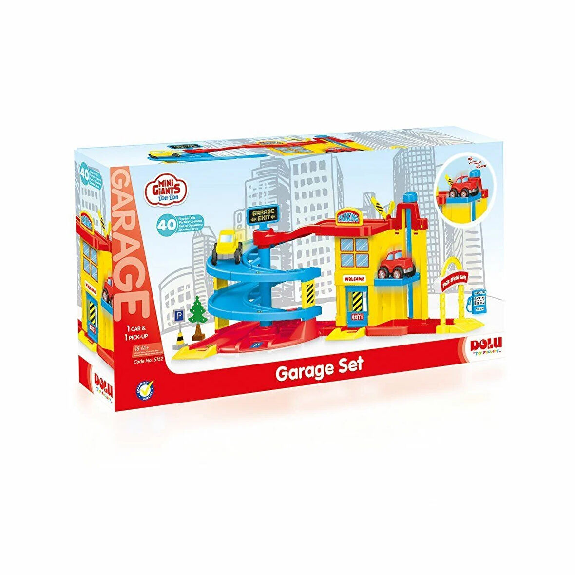 Kız Erkek Çocuk Oyuncak 5152 OTOPARK Kız Erkek Çocuk Oyuncak Eğitici Eğlenceli Oyuncak