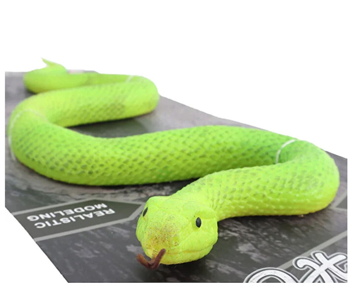 Kız Erkek Çocuk Oyuncak Strech Yeşil Asya Yılanı Kız Erkek Çocuk Oyuncak Eğitici Eğlenceli Oyuncak