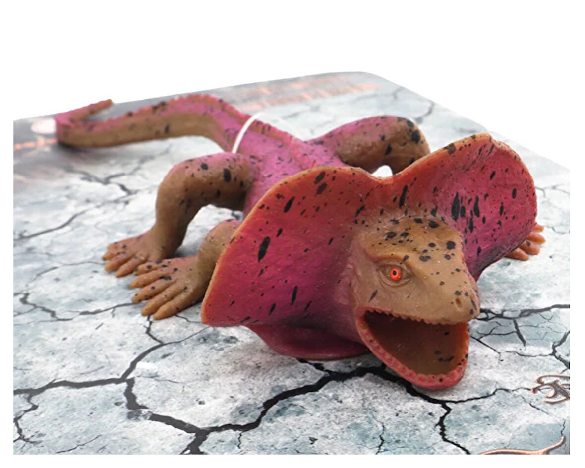 Kız Erkek Çocuk Oyuncak Strech Mor Kertenkele Kız Erkek Çocuk Oyuncak Eğitici Eğlenceli Oyuncak