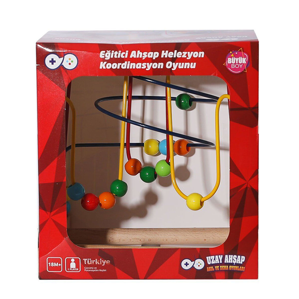 Kız Erkek Çocuk Oyuncak 4787 Ahşap Koordinasyon Kız Erkek Çocuk Oyuncak Eğitici Eğlenceli Oyuncak