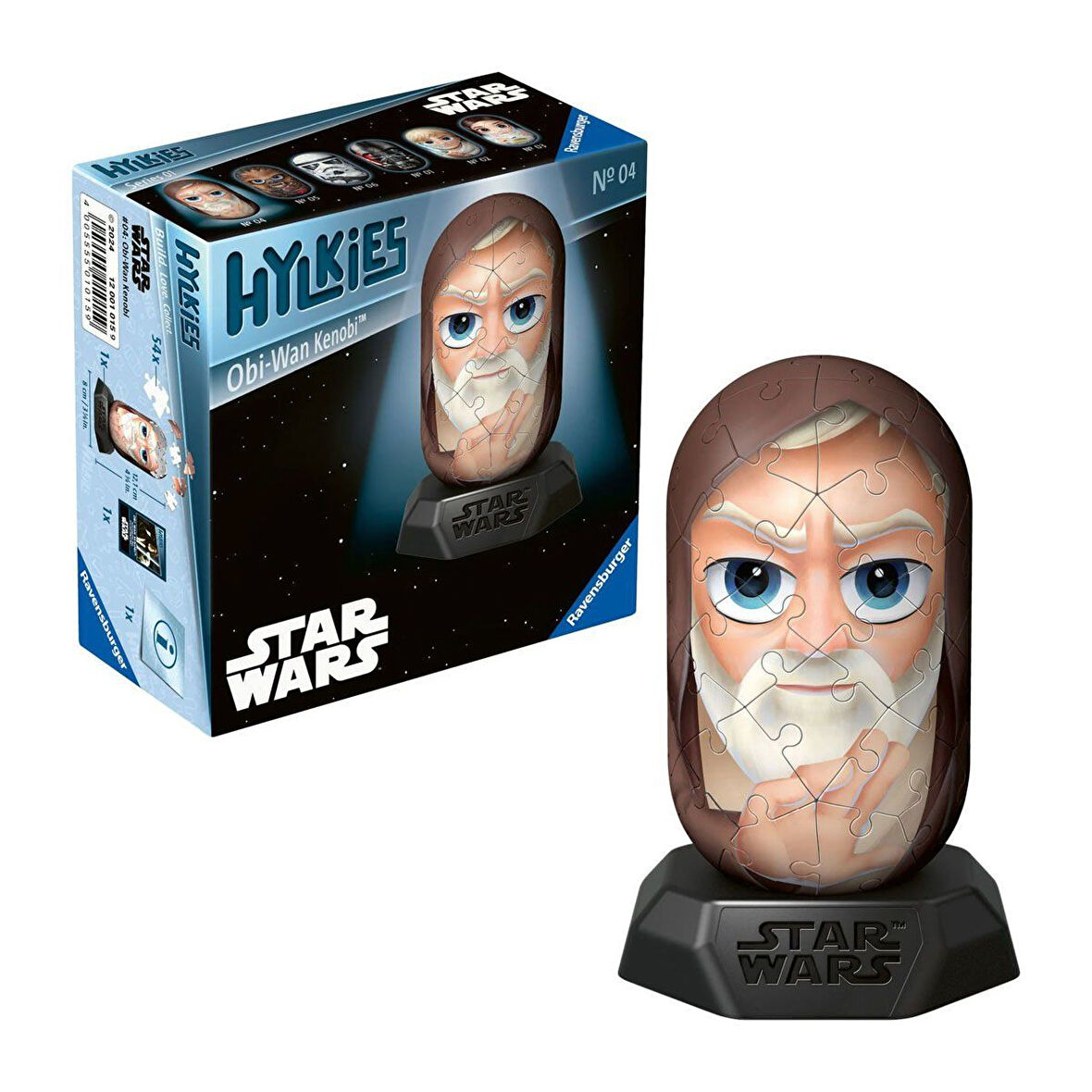 Kız Erkek Çocuk Oyuncak 010159 Hylkies - Obi Wan Kenobi 54 parça Puzzle - No:04 - Ravensburger Kız E