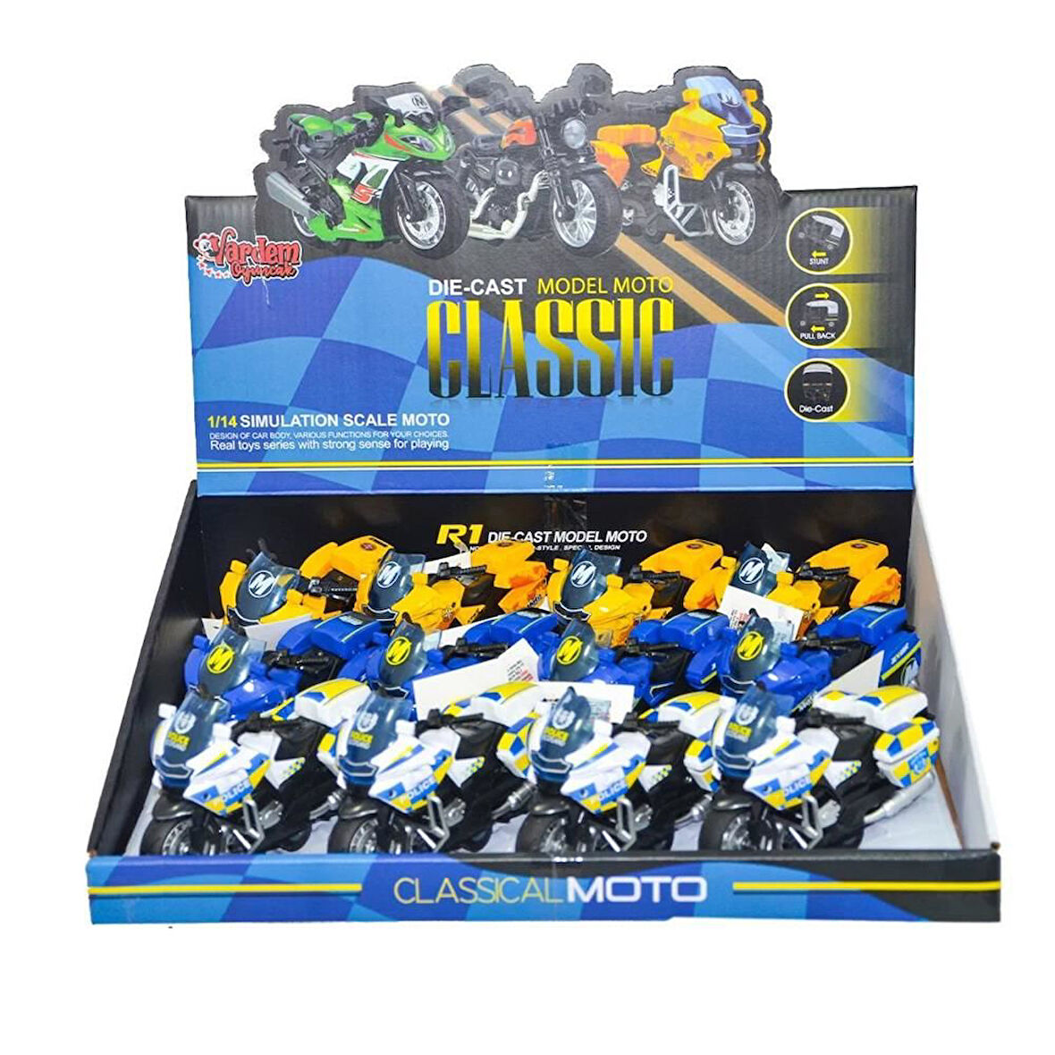 Kız Erkek Çocuk Oyuncak MY66-M2117 ÇEKBIRAK 1:14 DİE CAST CLASİC -VRD Kız Erkek Çocuk Oyuncak Eğitic