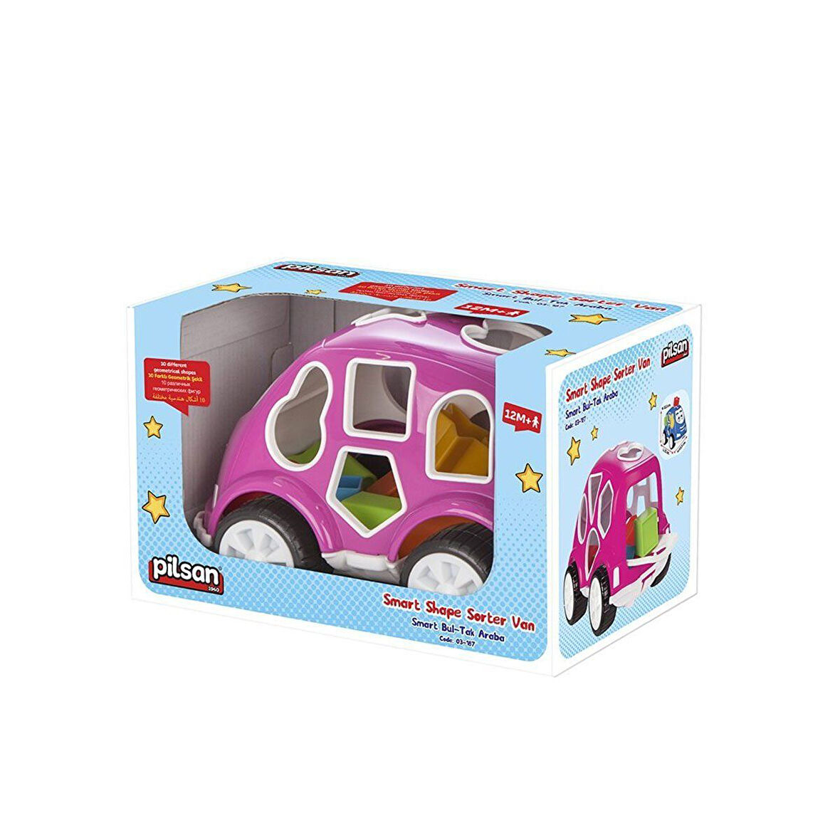 Kız Erkek Çocuk Oyuncak 03 187 , Smart Bultak Pembe Araba Kız Erkek Çocuk Oyuncak Eğitici Eğlenceli