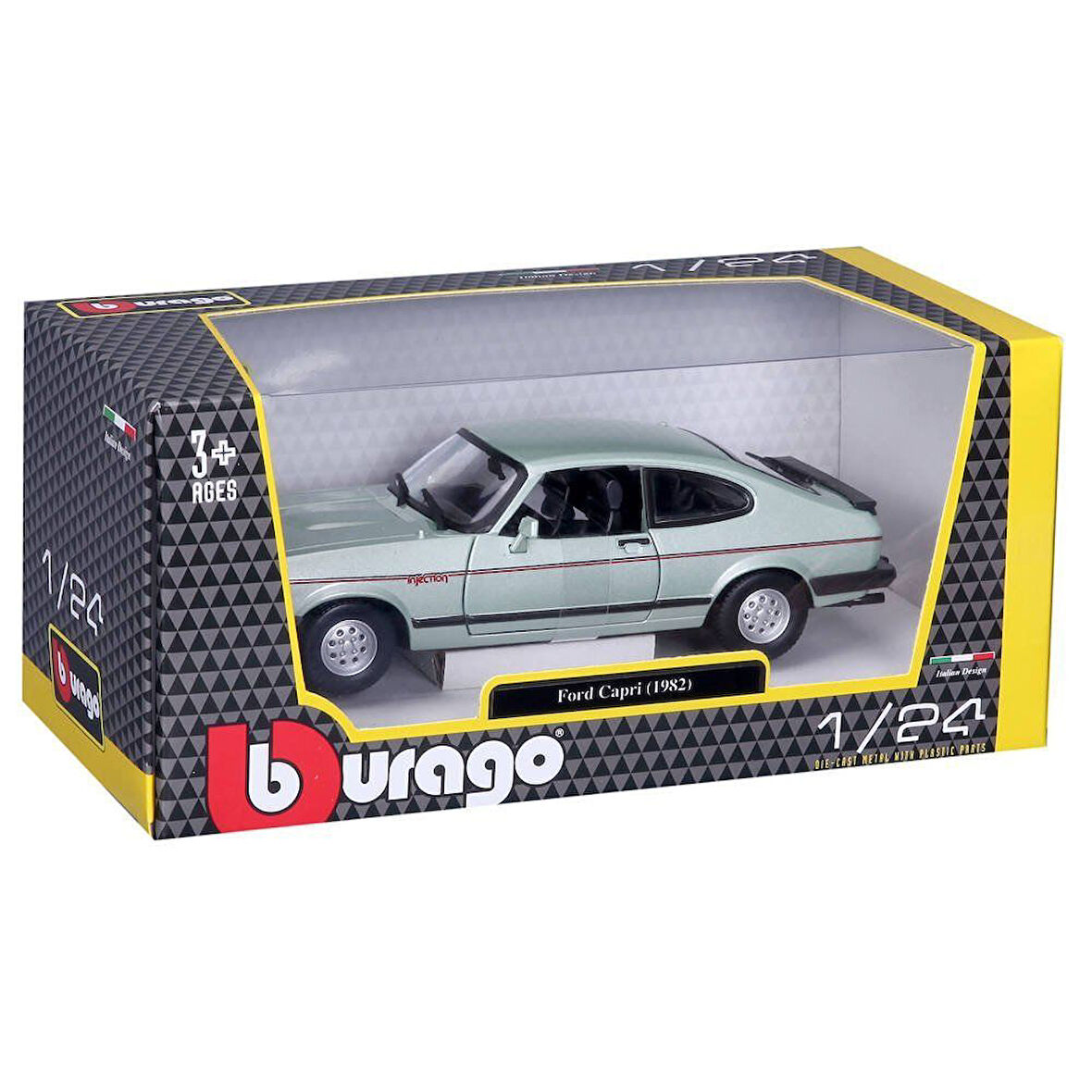 Kız Erkek Çocuk Oyuncak Bburago 1:24 Ford Capri 1982 Model Araba Kız Erkek Çocuk Oyuncak Eğitici Eğl
