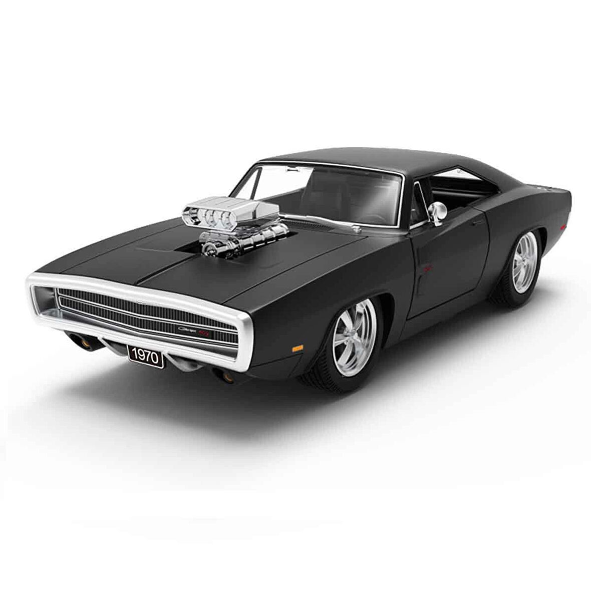 Kız Erkek Çocuk Oyuncak 1:16 1970 Dodge Charger R/T Sesli ve Işıklı Uzaktan Kumandalı Araba Kız Erke