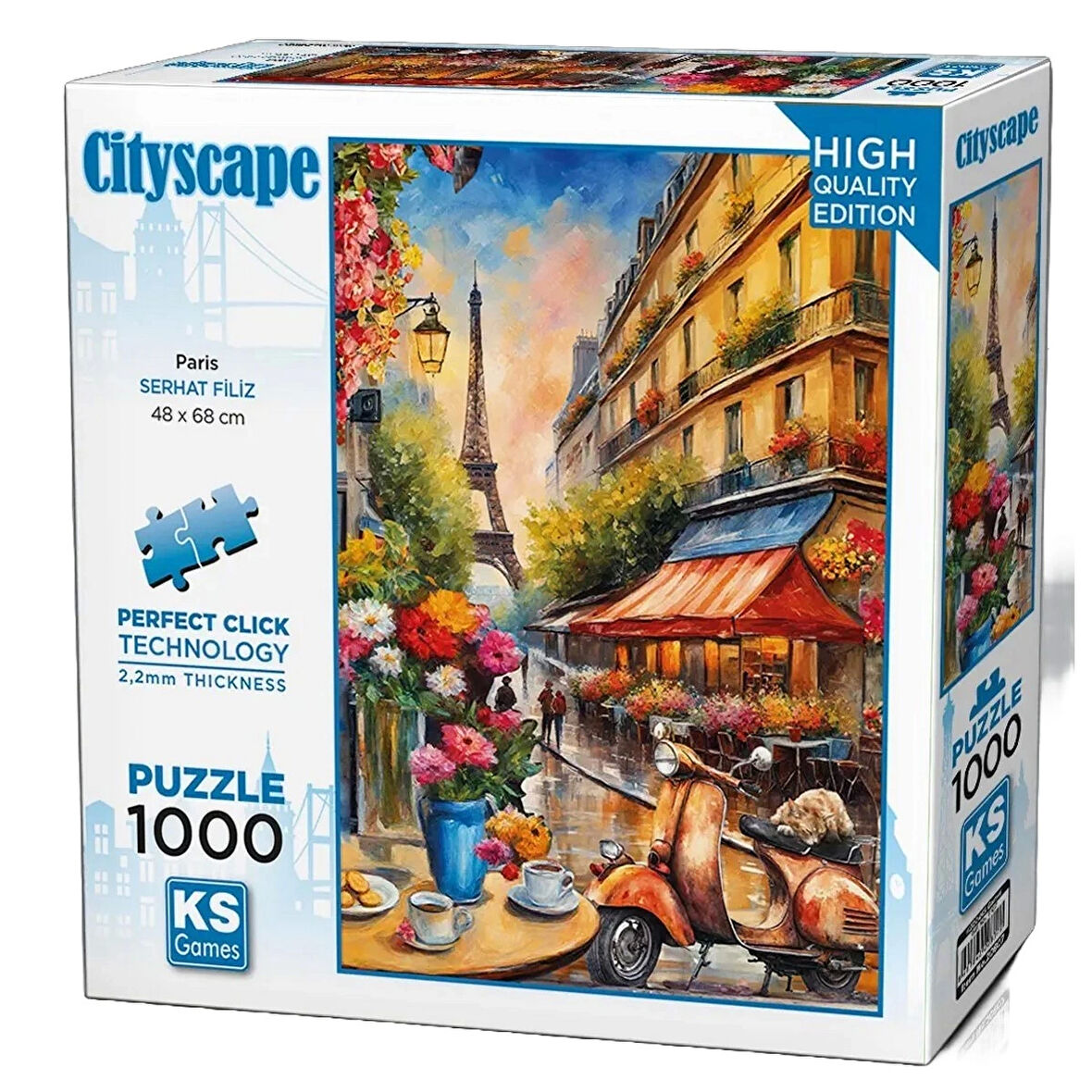 Kız Erkek Çocuk Oyuncak KS Games Paris Puzzle 1000 Parça 20807 Kız Erkek Çocuk Oyuncak Eğitici Eğlen