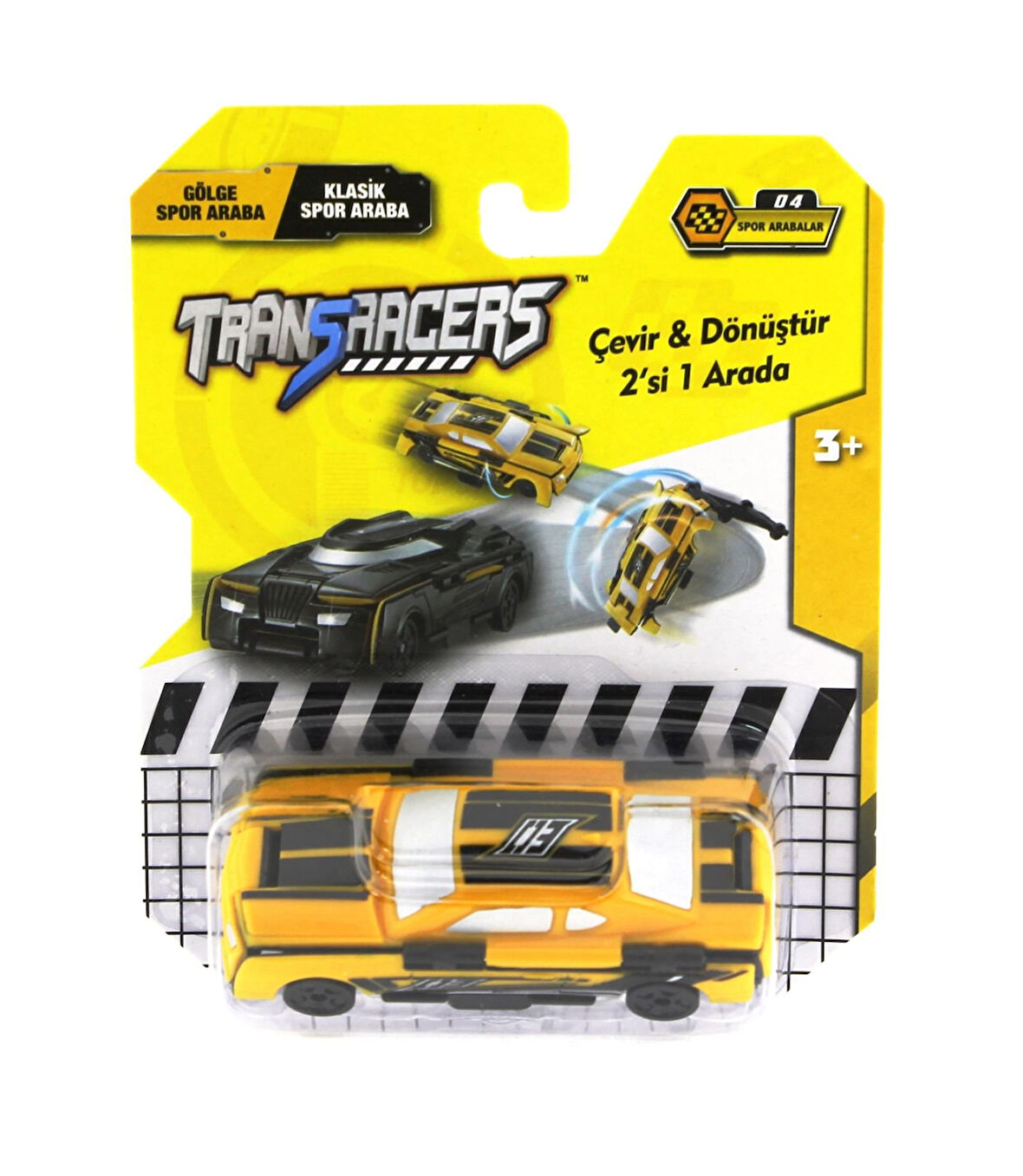 Kız Erkek Çocuk Oyuncak Transracers Dönüşen Araçlar Spor Arabalar Gölge / Klasik Kız Erkek Çocuk Oyu