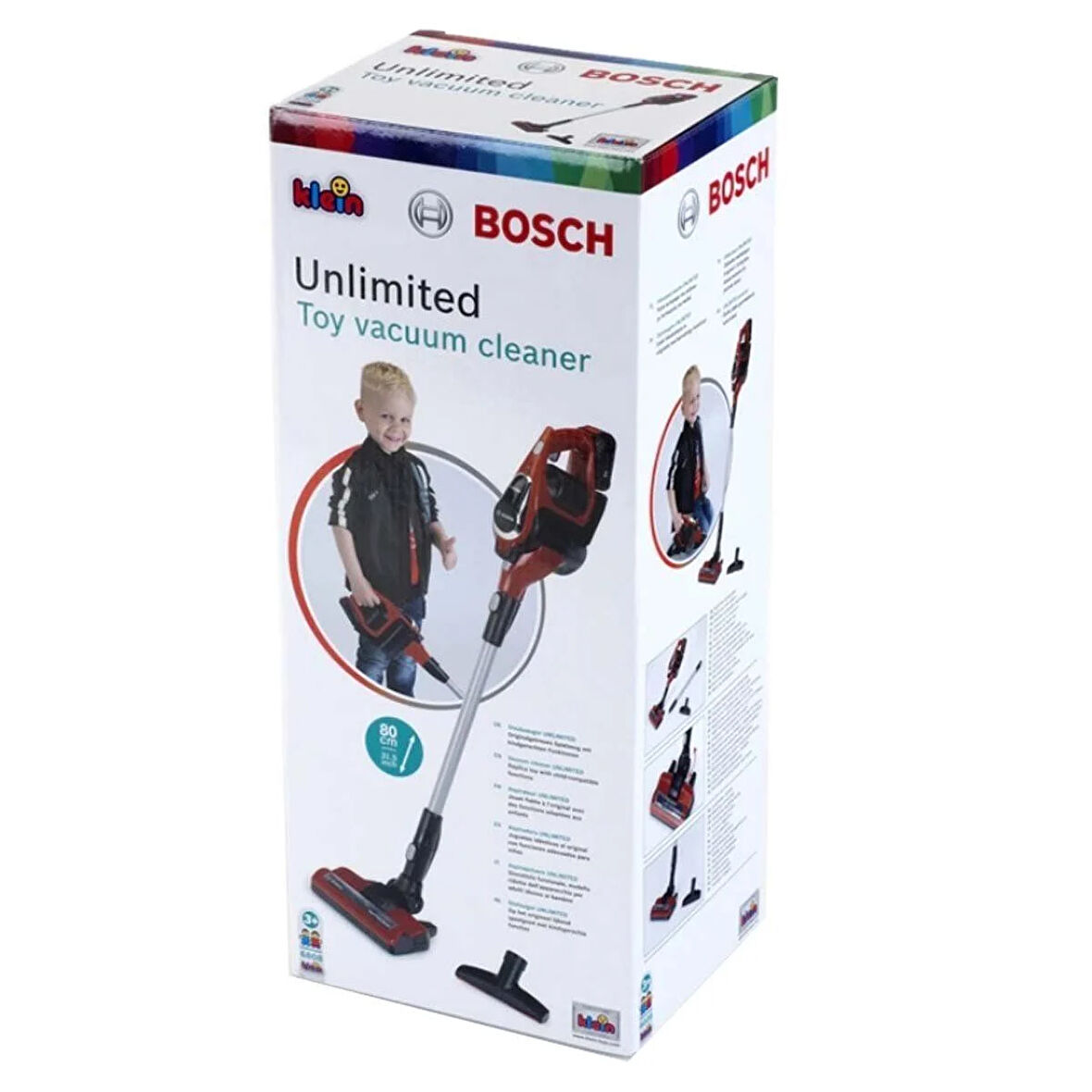 Kız Erkek Çocuk Oyuncak Bosch Oyuncak Sesli Işıklı Kırmızı Elektrik Süpürgesi - S00006808 Kız Erkek
