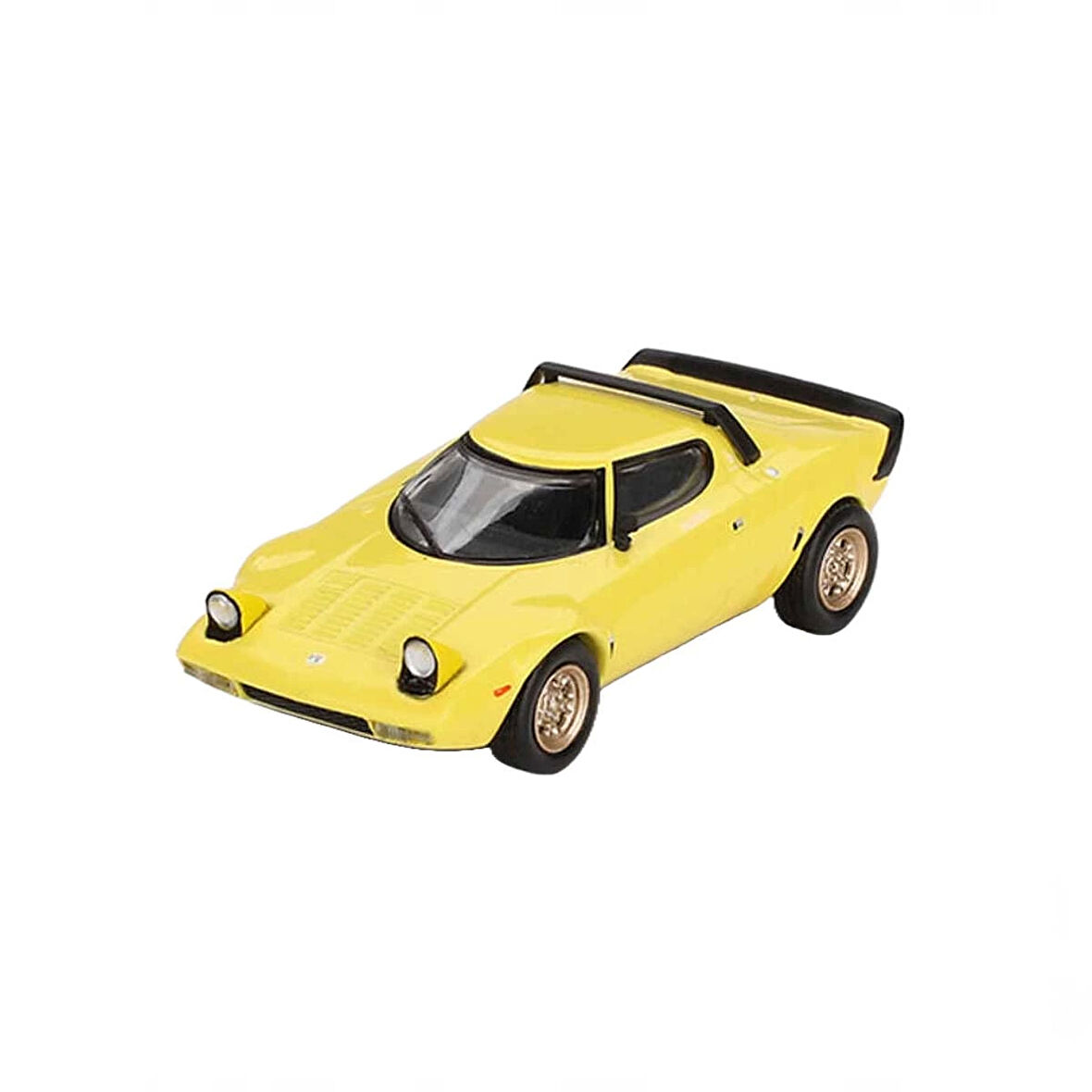 Kız Erkek Çocuk Oyuncak Mini GT 1/64 Lancia Stratos HF Stradale Giallo Fly Kız Erkek Çocuk Oyuncak E