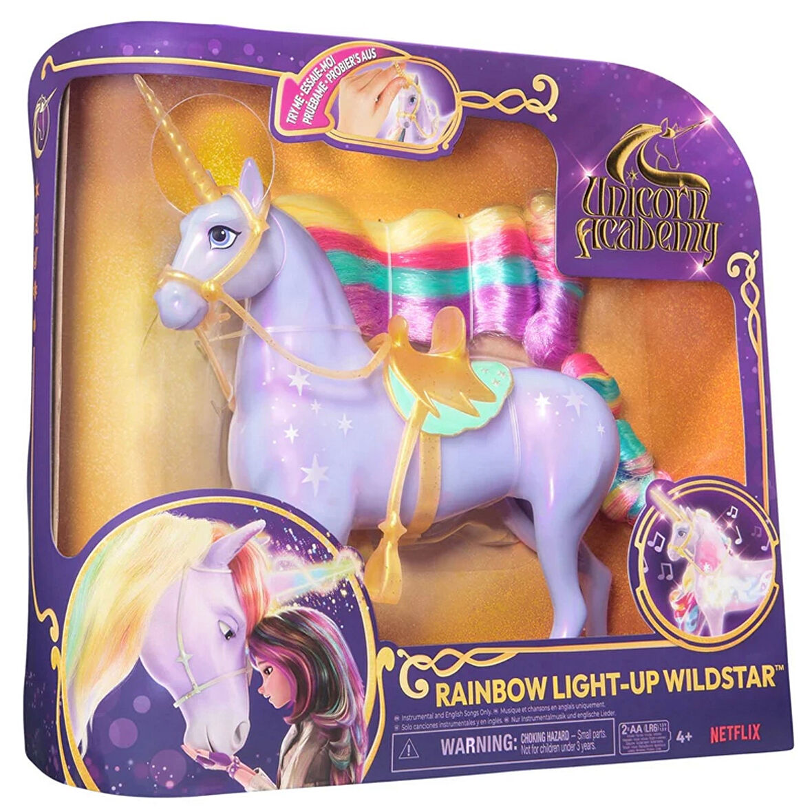 Kız Erkek Çocuk Oyuncak Unicorn Akademisi Rainbow Wildstar 28cm - SPM-6071157 Kız Erkek Çocuk Oyunca