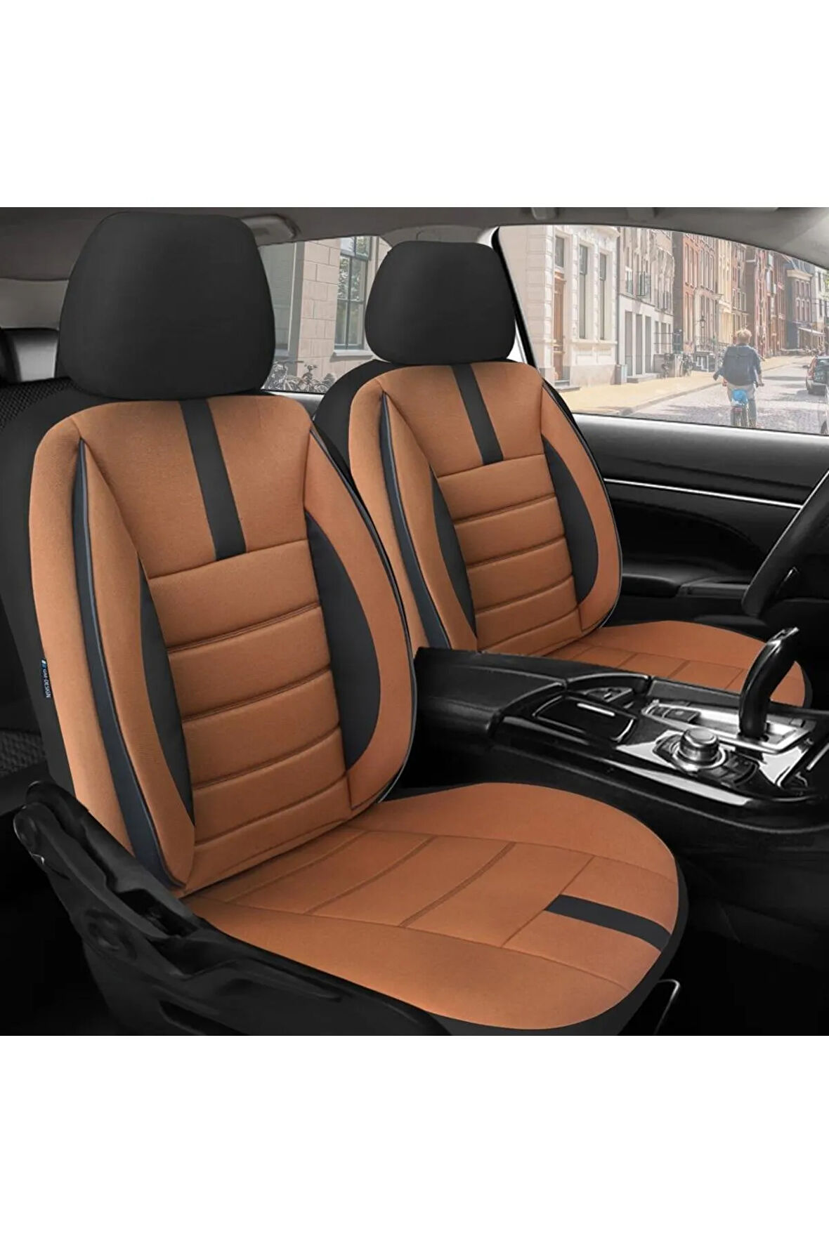 KZY UNİVERSAL ONİKS TABA Renault Clio 2 Uyumlu Oto Koltuk Kılıfı