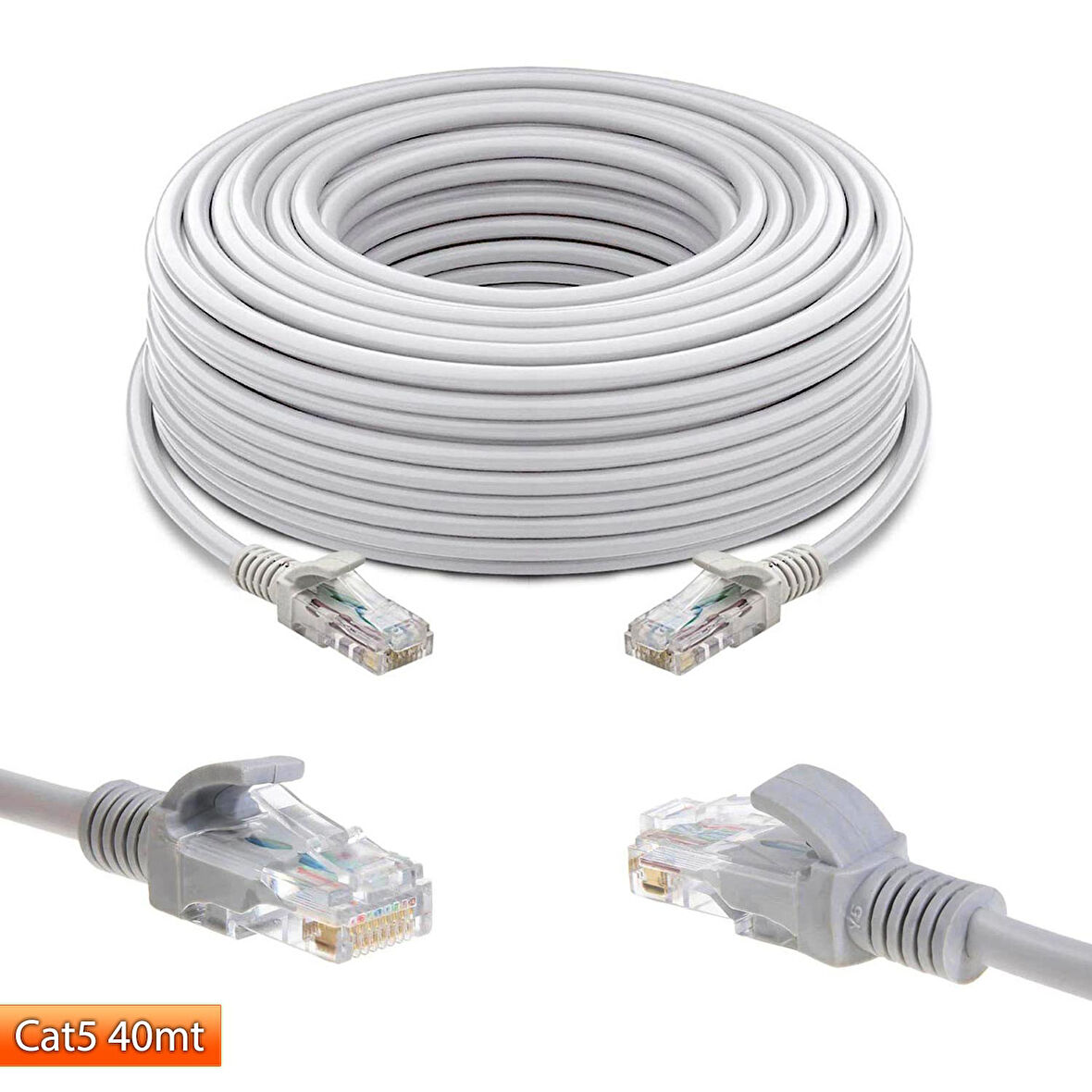 Cat5 Patch Network Ethernet Kablo 40 Metre