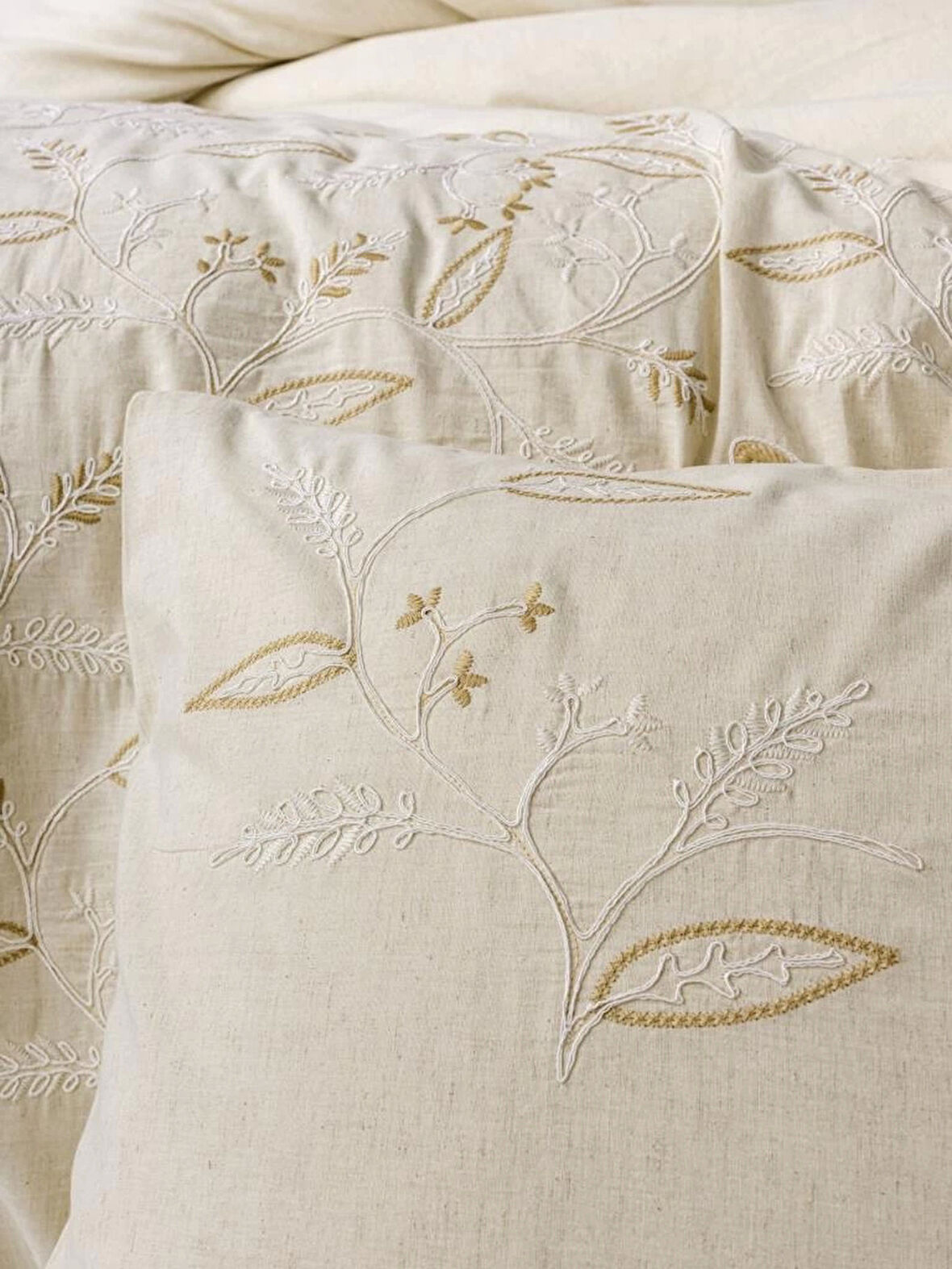 Cotton Keten Çift Kişilik Nevresim Takımı Lapelis