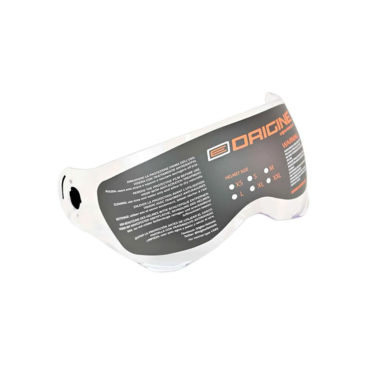 Origine Neon Kask Camı Beyaz