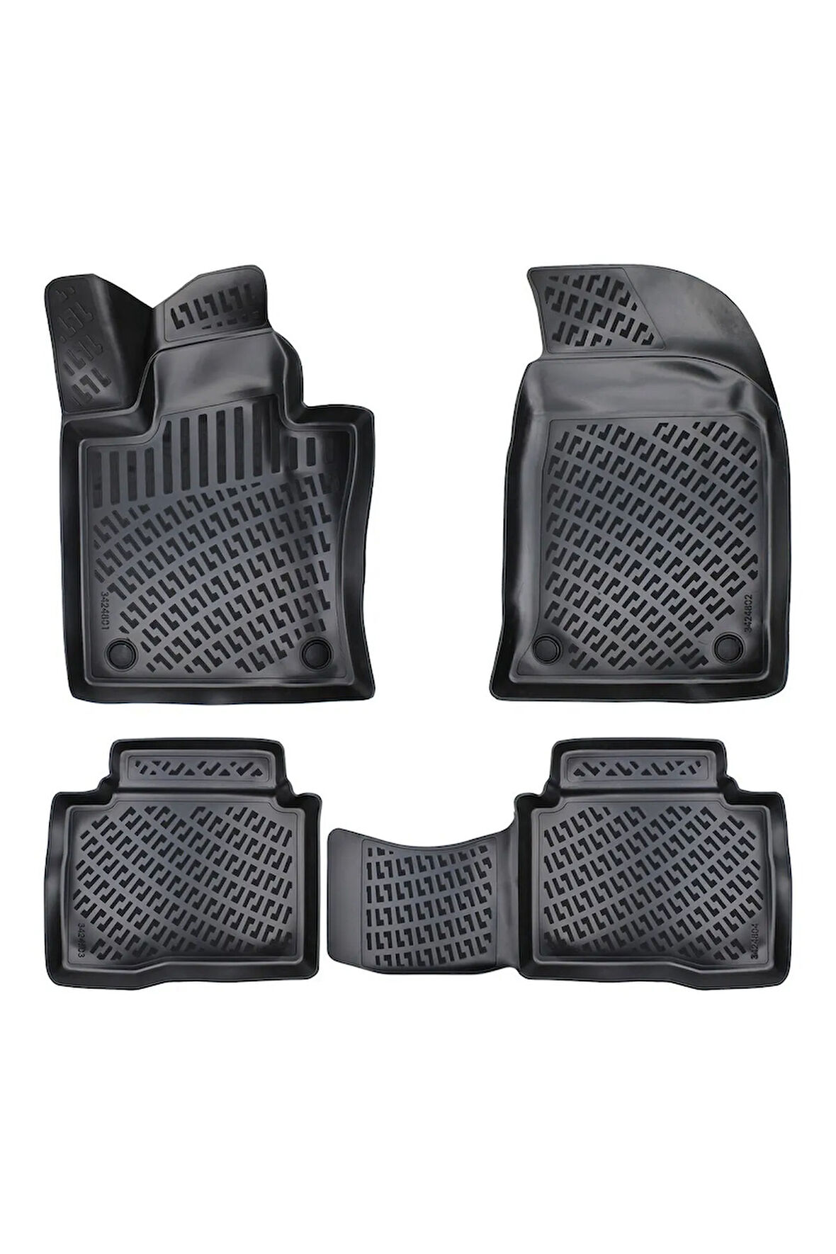 Ssangyong Korando 2021 Araca Özel Tasarım 3D Havuzlu Paspas