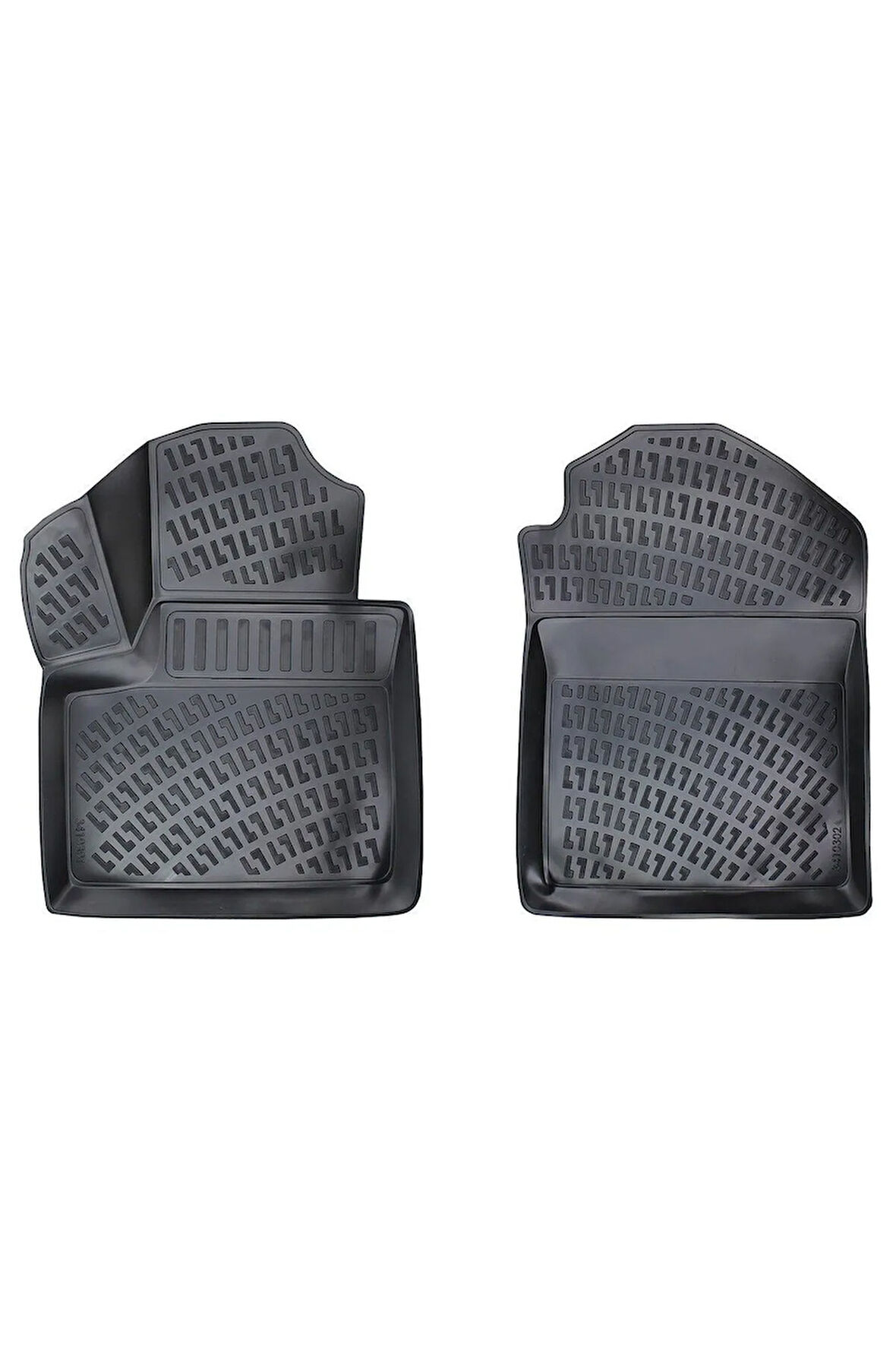 Ford Connect PANELVAN (2 Parça) 2012 Araca Özel Tasarım 3D Havuzlu Paspas