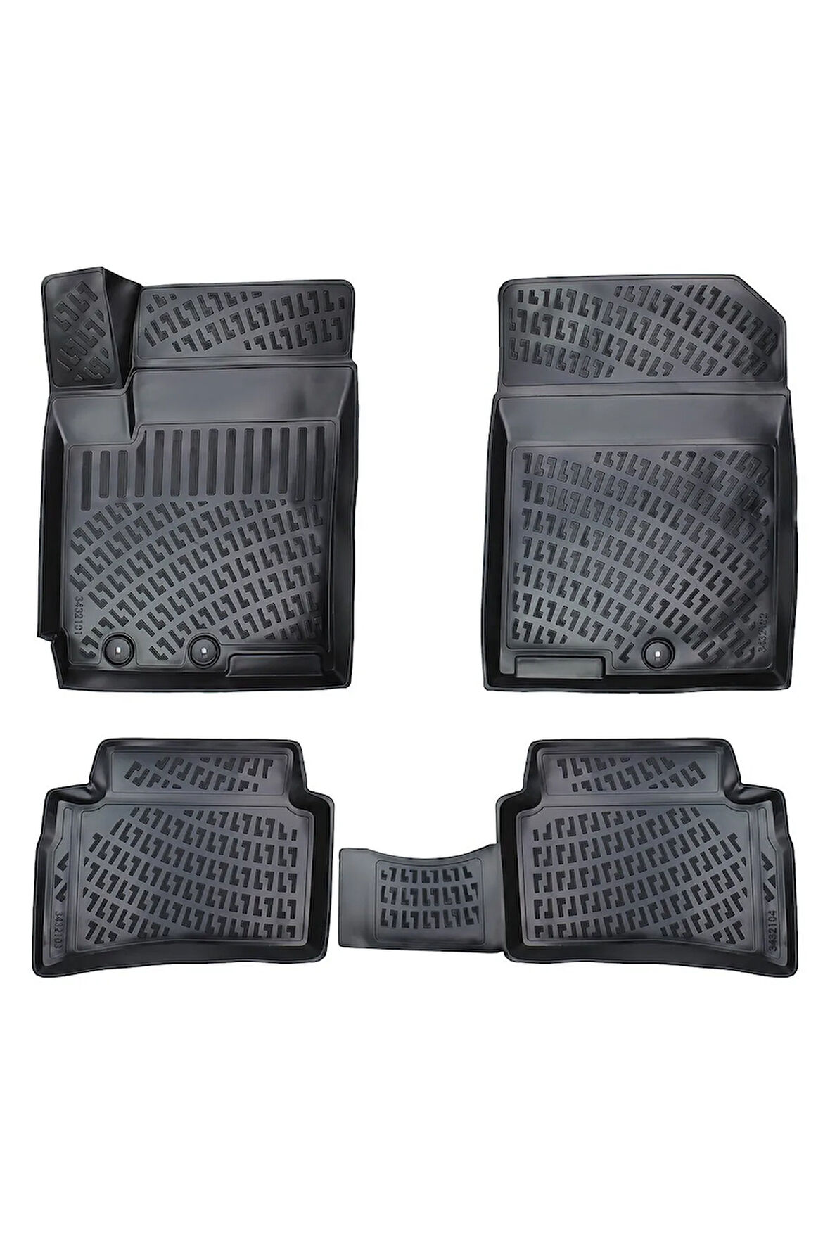 Kia Stonic 2022 Araca Özel Tasarım 3D Havuzlu Paspas