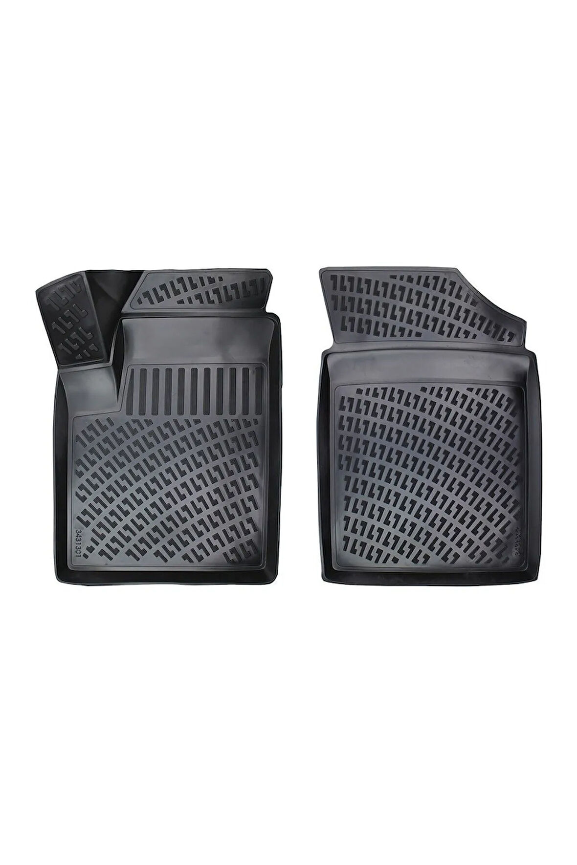 Peugeot Partner 1 PANELVAN (2 Parça) 2001 Araca Özel Tasarım 3D Havuzlu Paspas