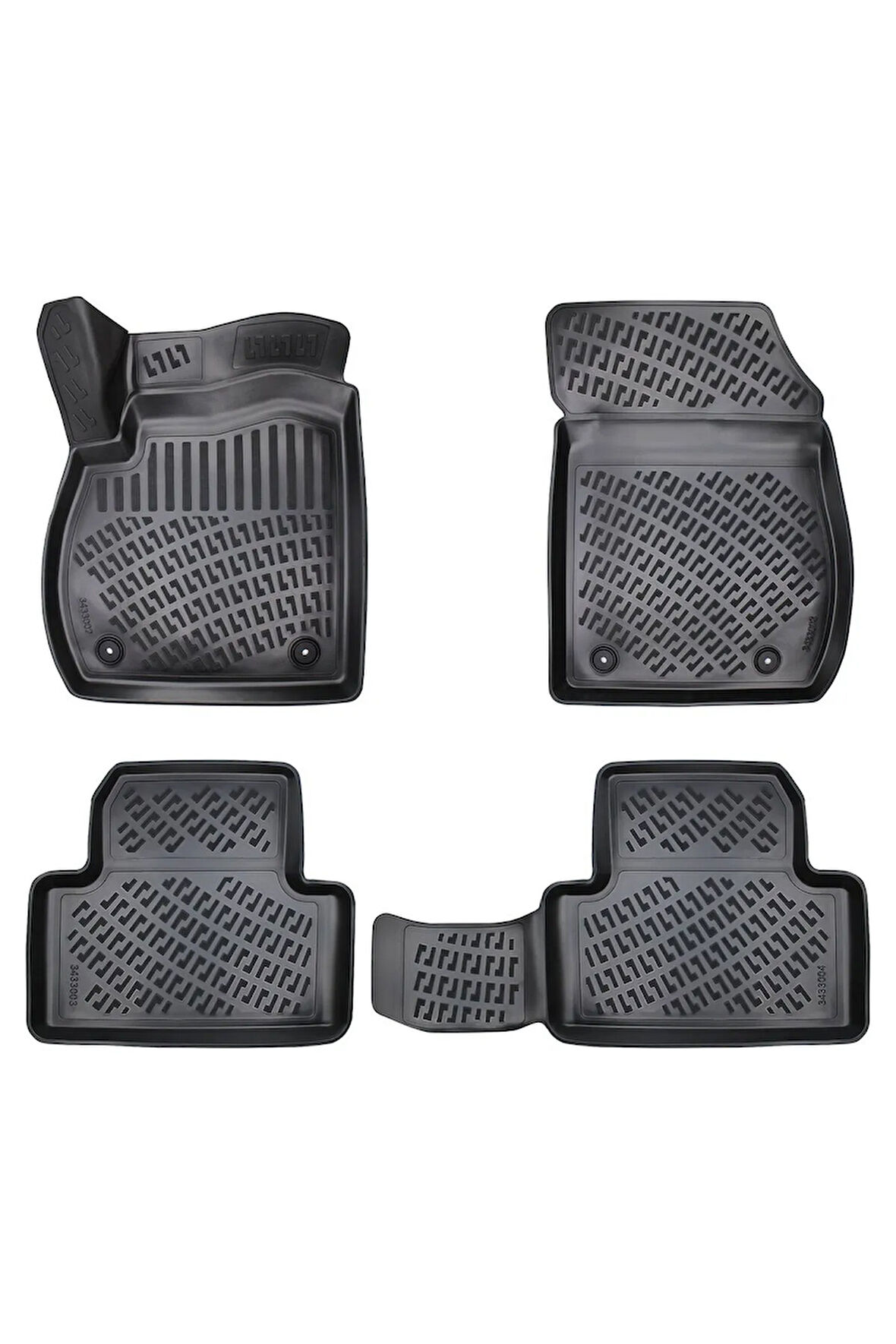 Opel Zafira C 2015 Araca Özel Tasarım 3D Havuzlu Paspas