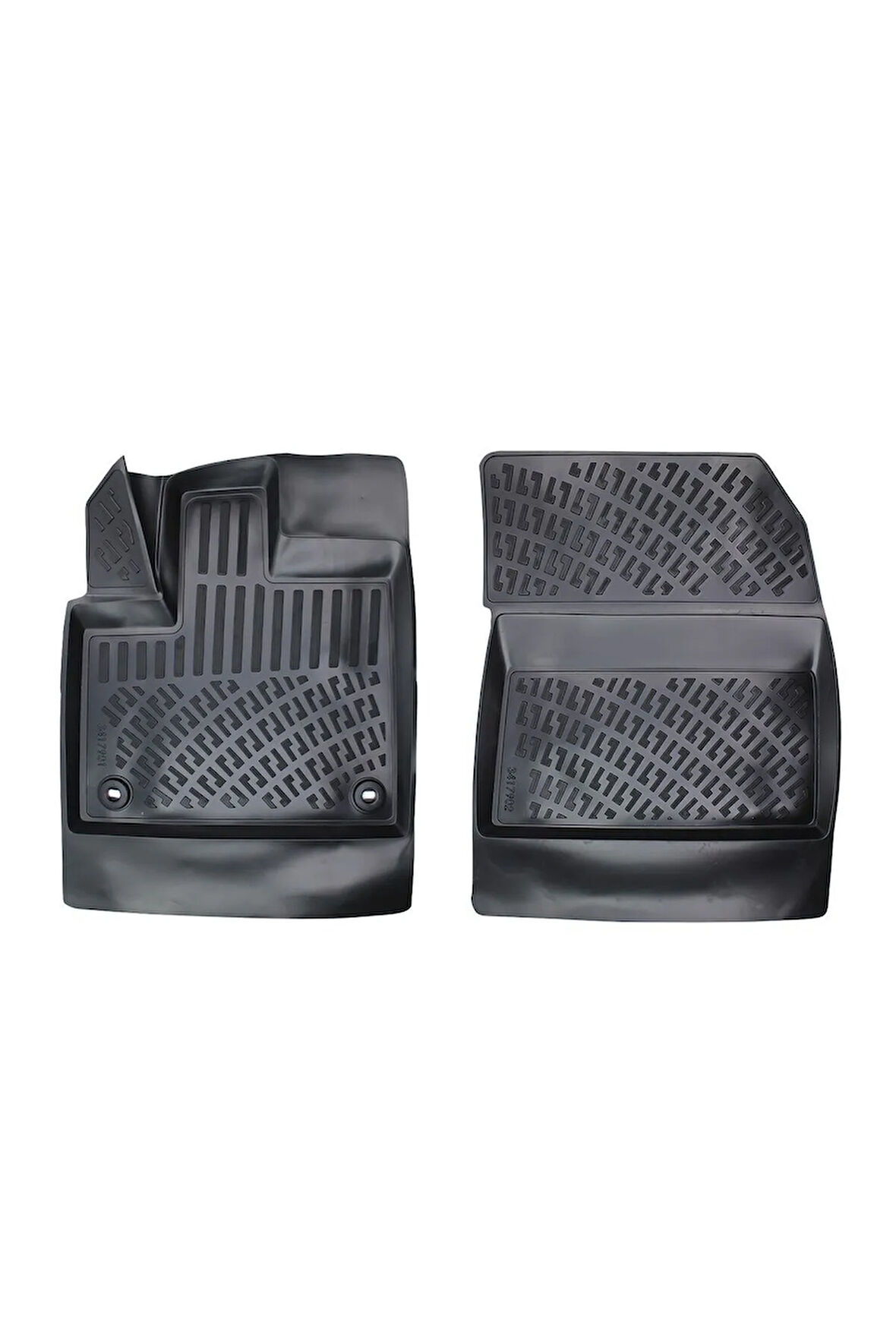 Citroen Berlingo PANELVAN (2 Parça) 2002 Araca Özel Tasarım 3D Havuzlu Paspas