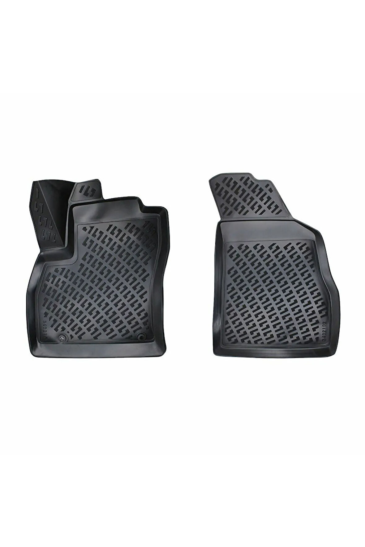 Uyumlu  Fiorino Dizel PANELVAN (2 Parça) 2011 Araca Özel Tasarım 3D Havuzlu Paspas