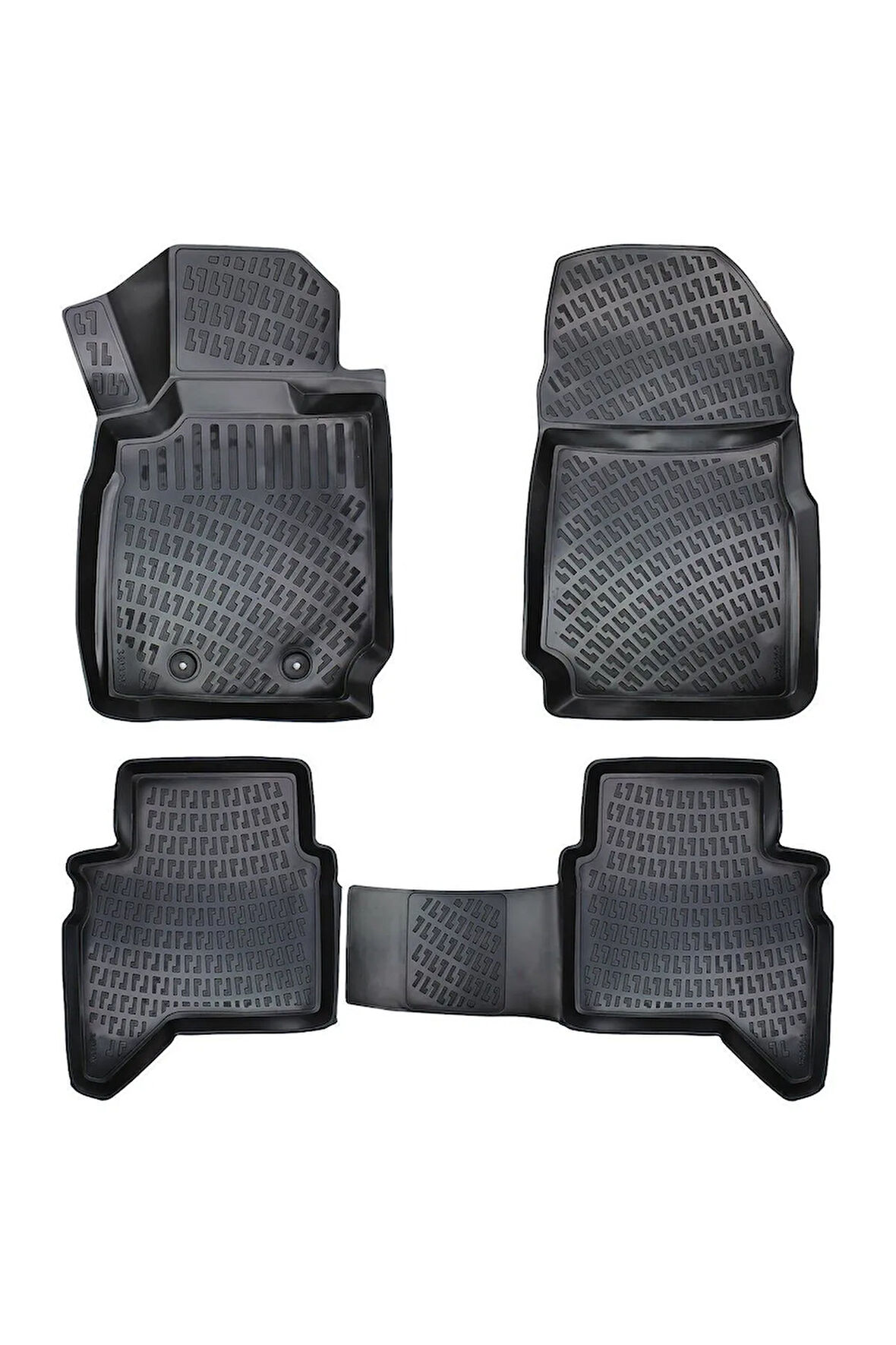 Ford Ranger 2014 Araca Özel Tasarım 3D Havuzlu Paspas