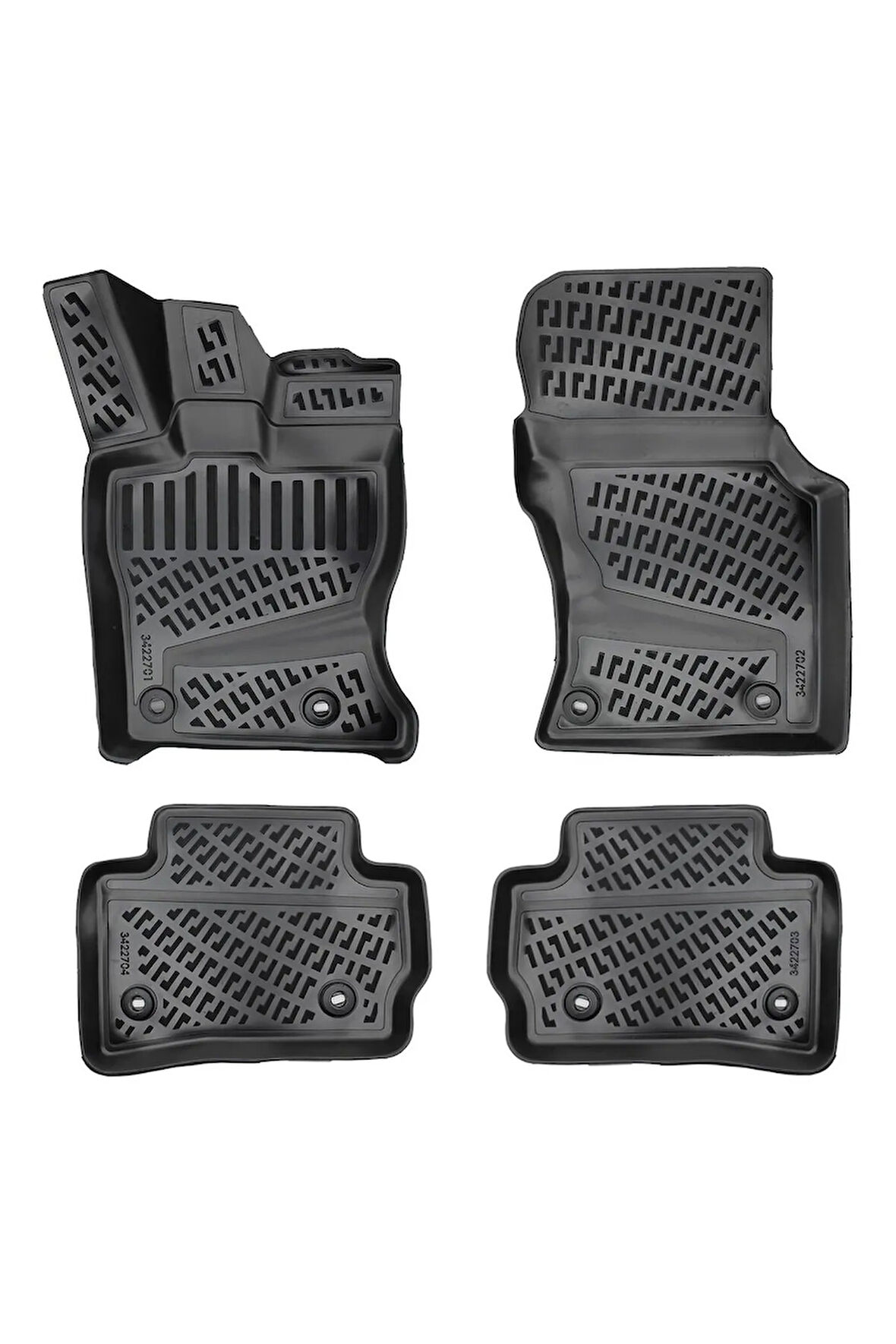 Land Rover Range Rover Velar 2017 Araca Özel Tasarım 3D Havuzlu Paspas