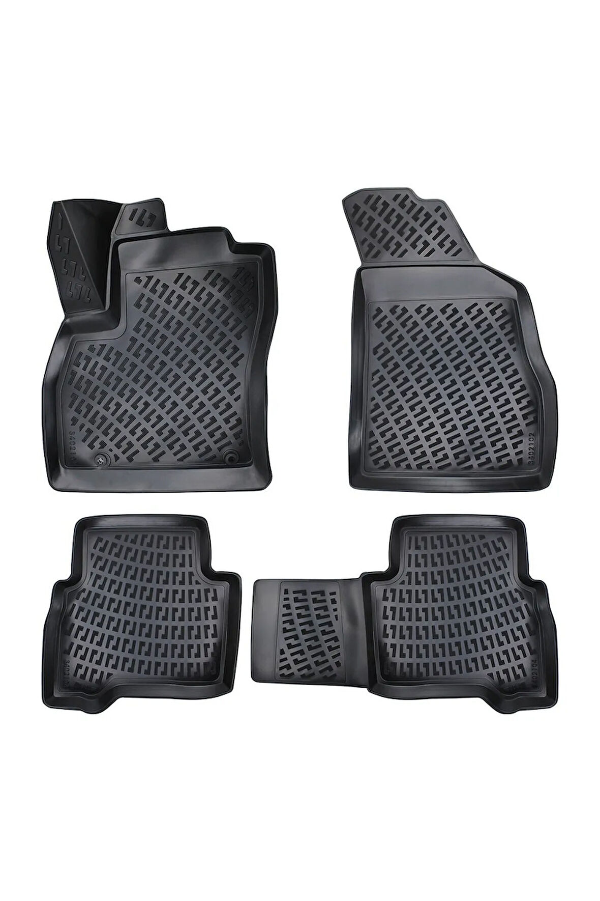 Fiat Fiorino Dizel 2018 Uyumlu Araca Özel Tasarım 3D Havuzlu Paspas