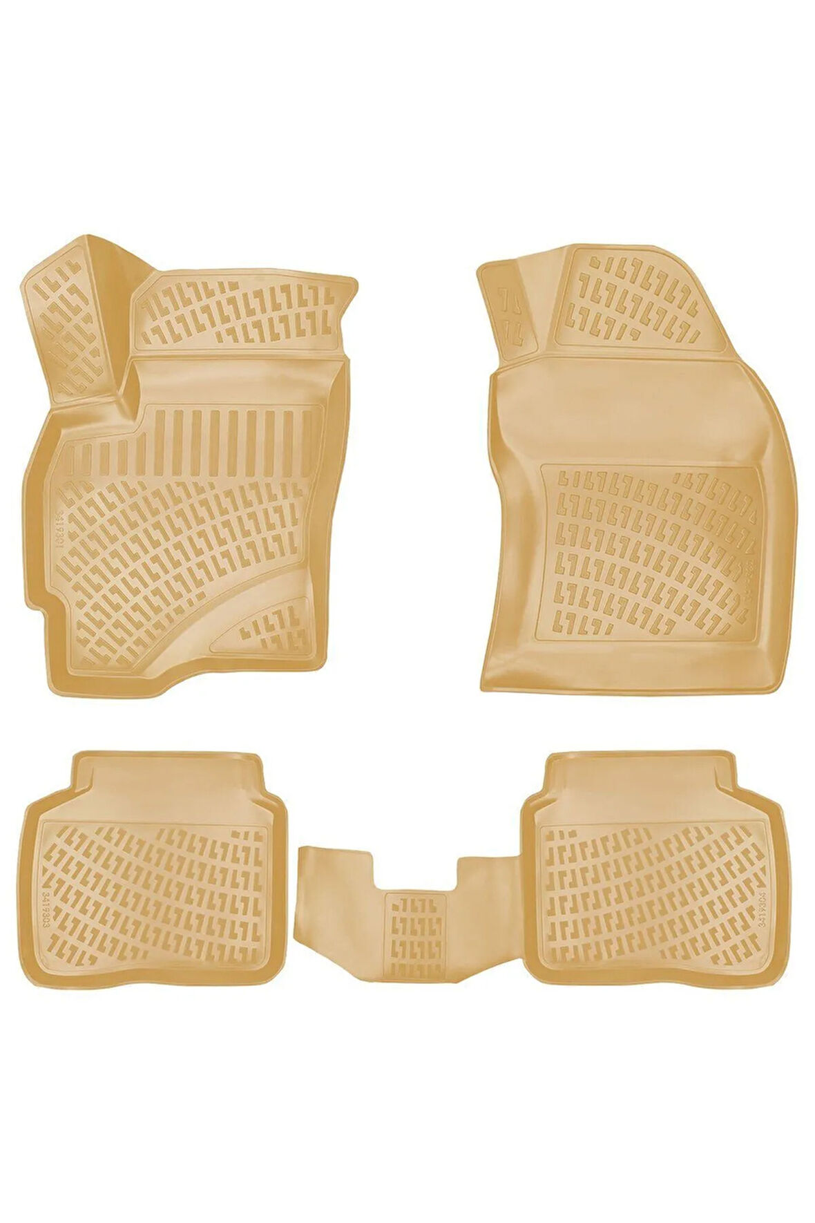 Ford Mondeo 2002 Araca Özel Tasarım 3D Havuzlu Bej Paspas