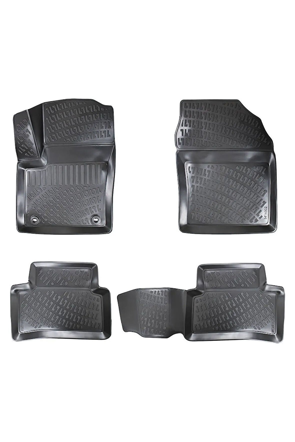 Toyota C-HR 2020 Araca Özel Tasarım 3D Havuzlu Paspas