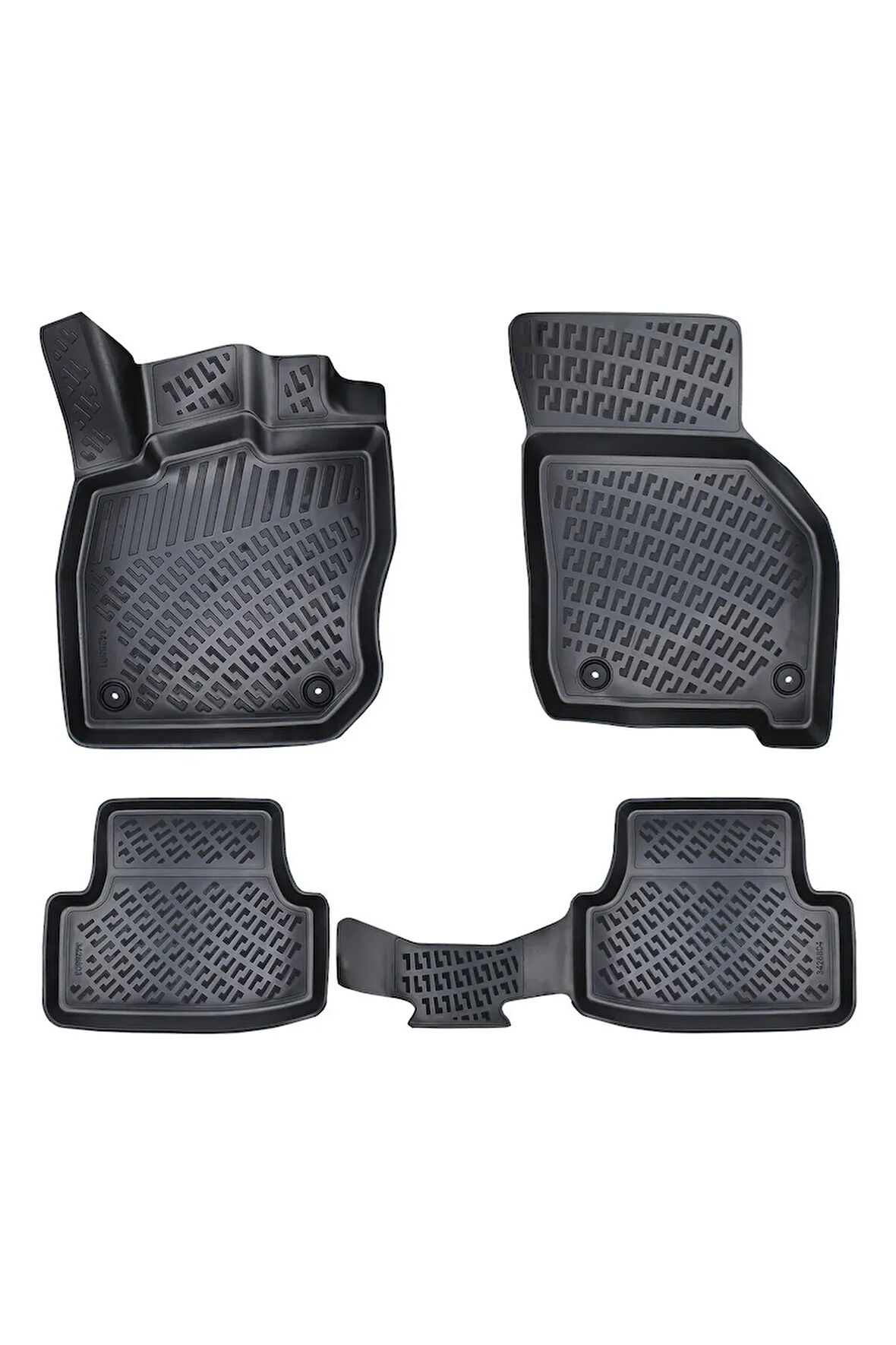 Audi A3 2021 Araca Özel Tasarım 3D Havuzlu Paspas