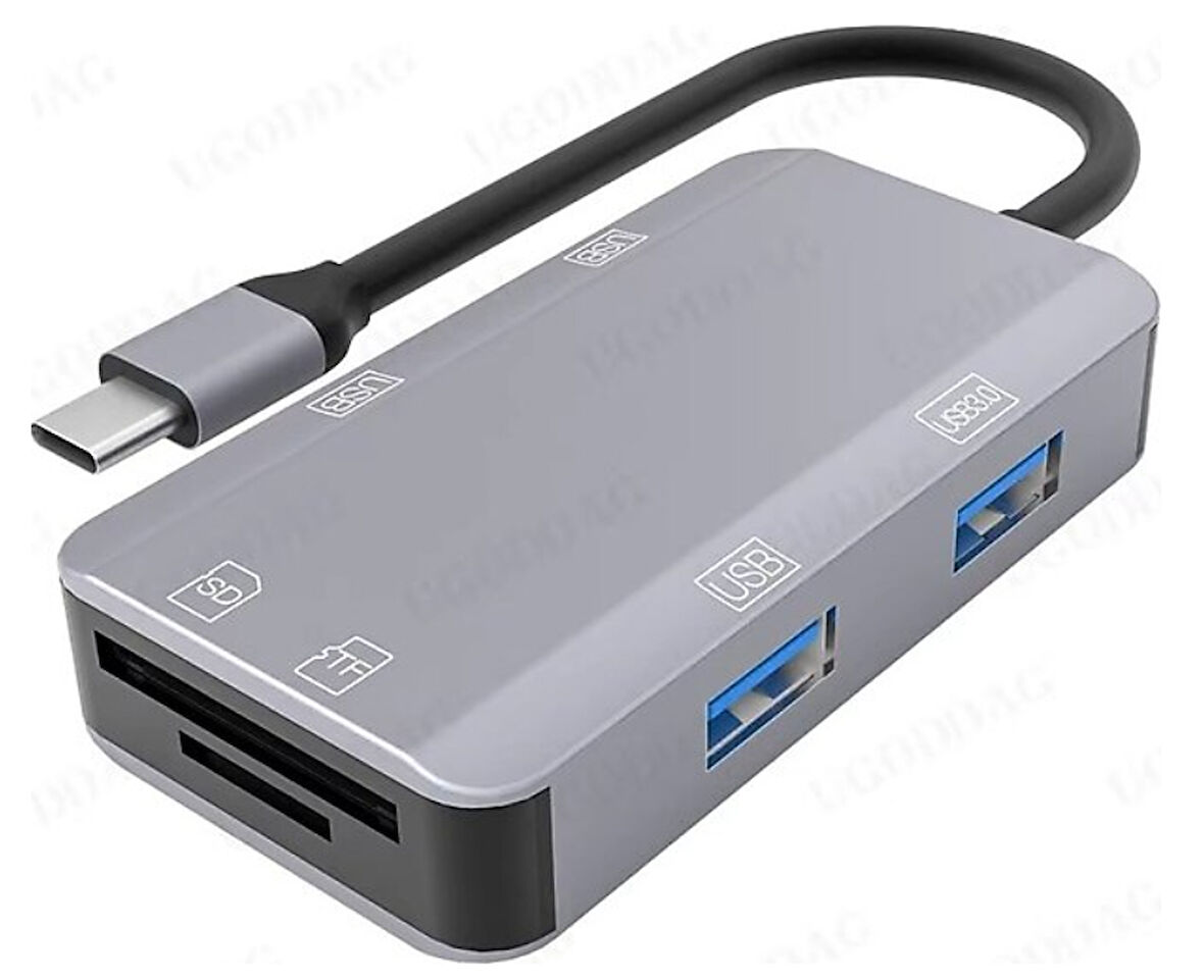 ZR785 6 İn 1 Nk-3049H Usb-C Multi-Function Çevirici